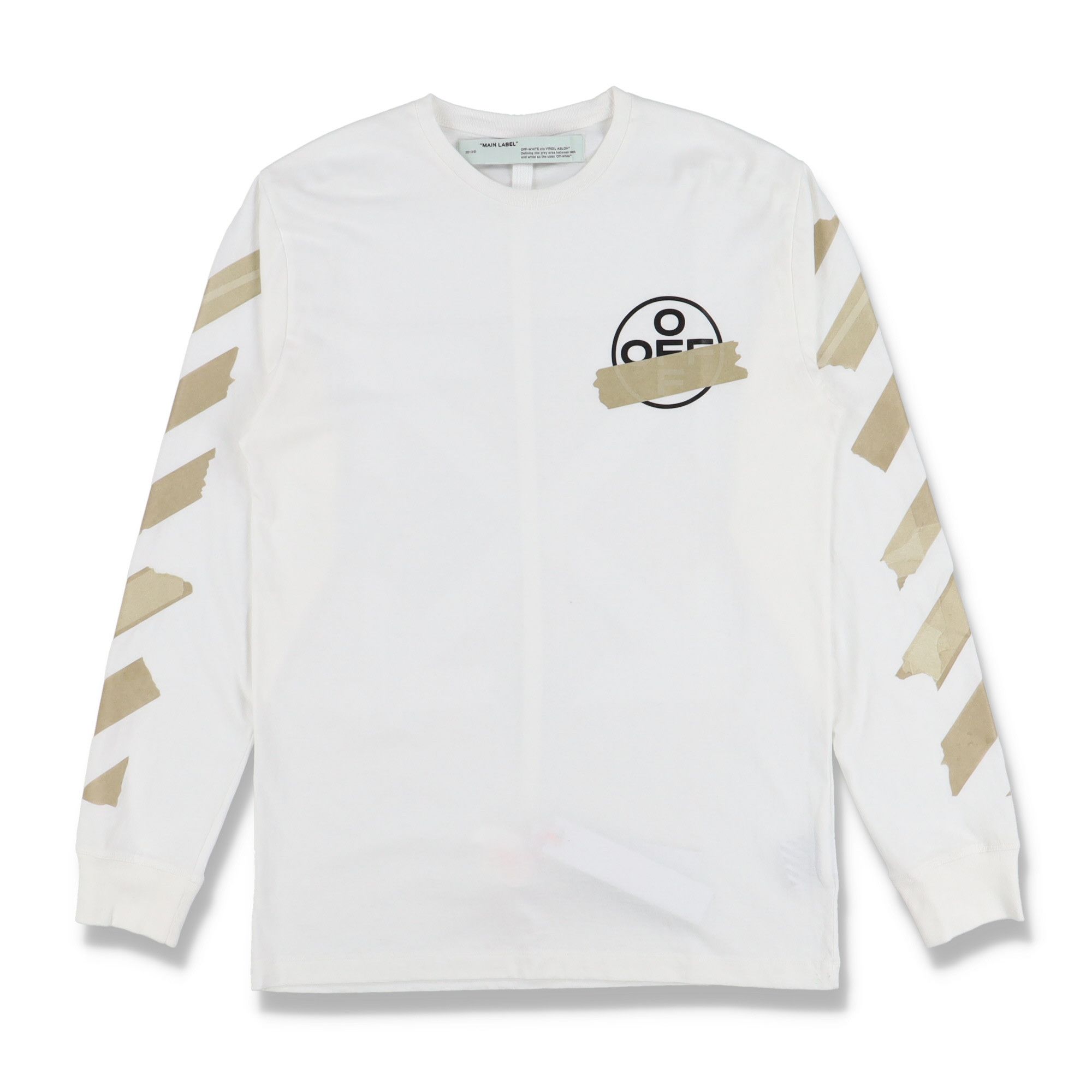 Off-White White Tape Arrows Long Sleeve T-Shirt Size US XS / EU 42 / 0 - 5 Thumbnail