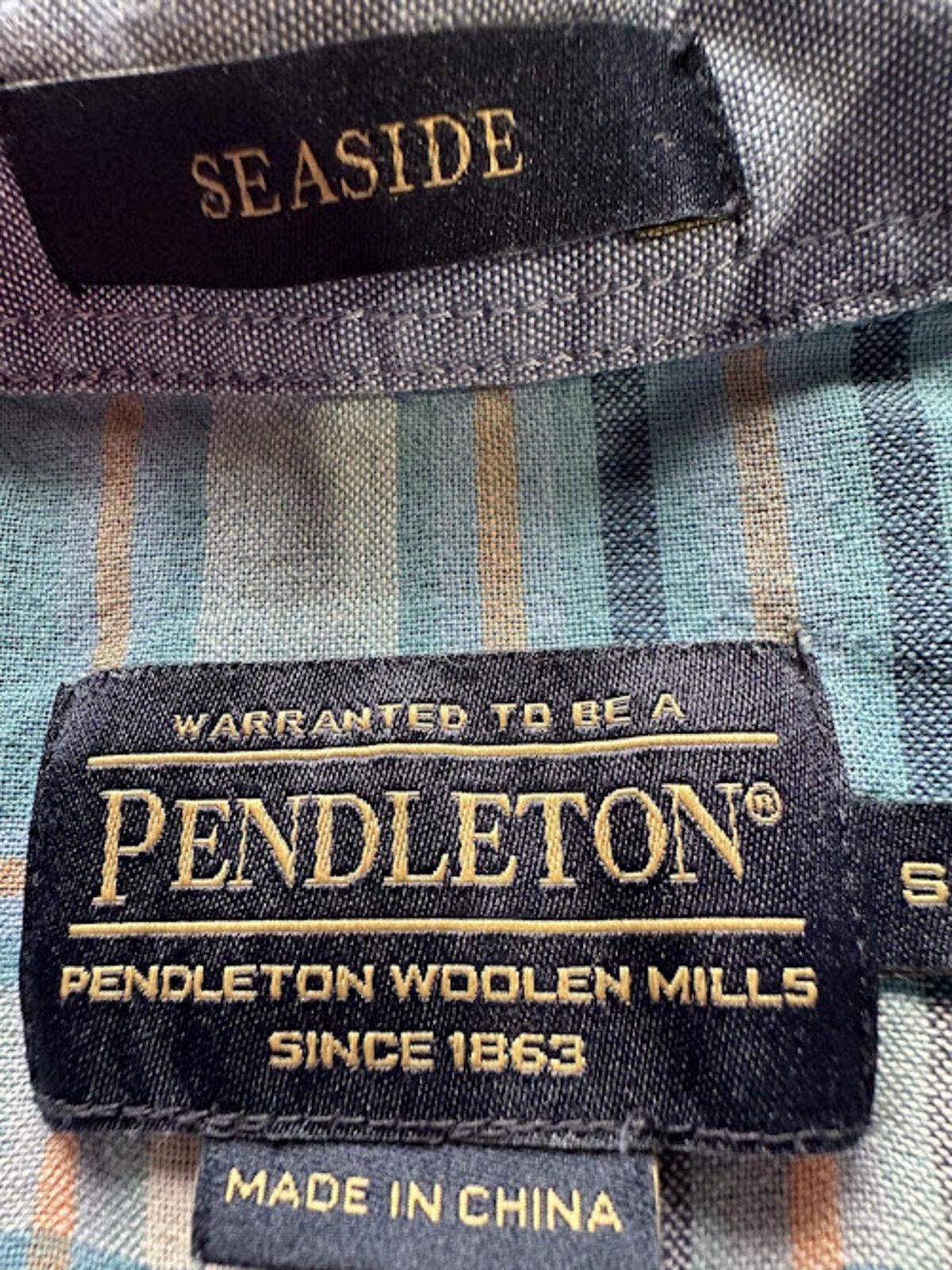 Pendleton Pendleton Seaside Plaid Shirt Short Sleeve M Size US M / EU 48-50 / 2 - 3 Thumbnail
