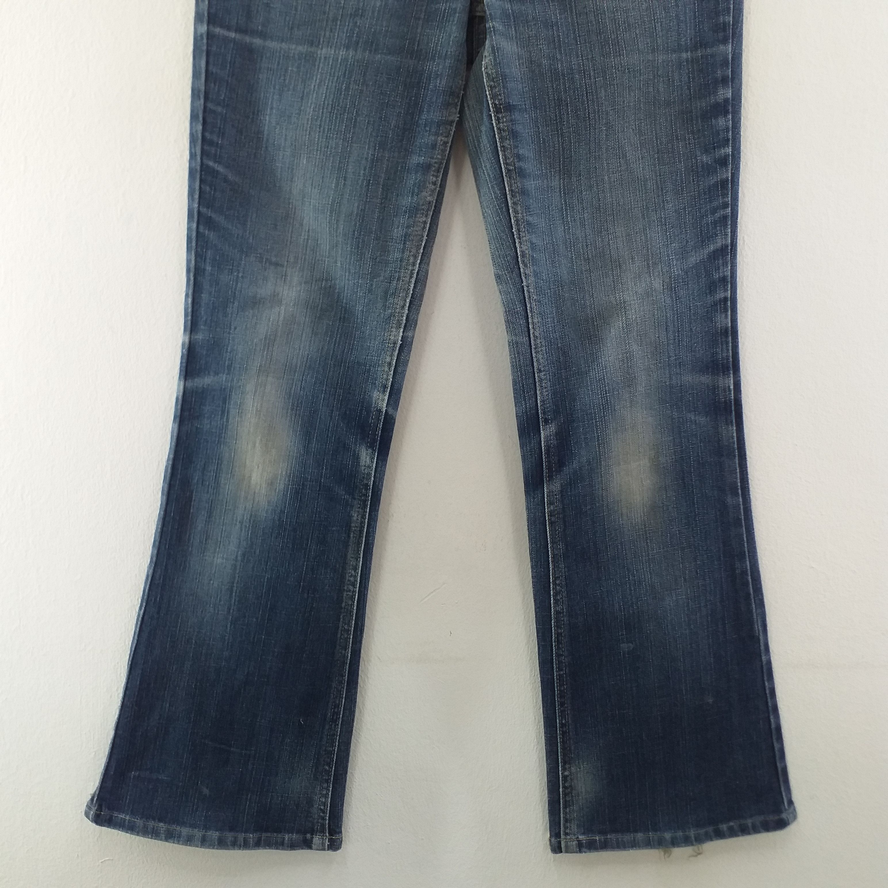 If Six Was Nine Vintage Edwin Distressed Flare Denim 31x30 -JN019 Size US 31 - 5 Thumbnail