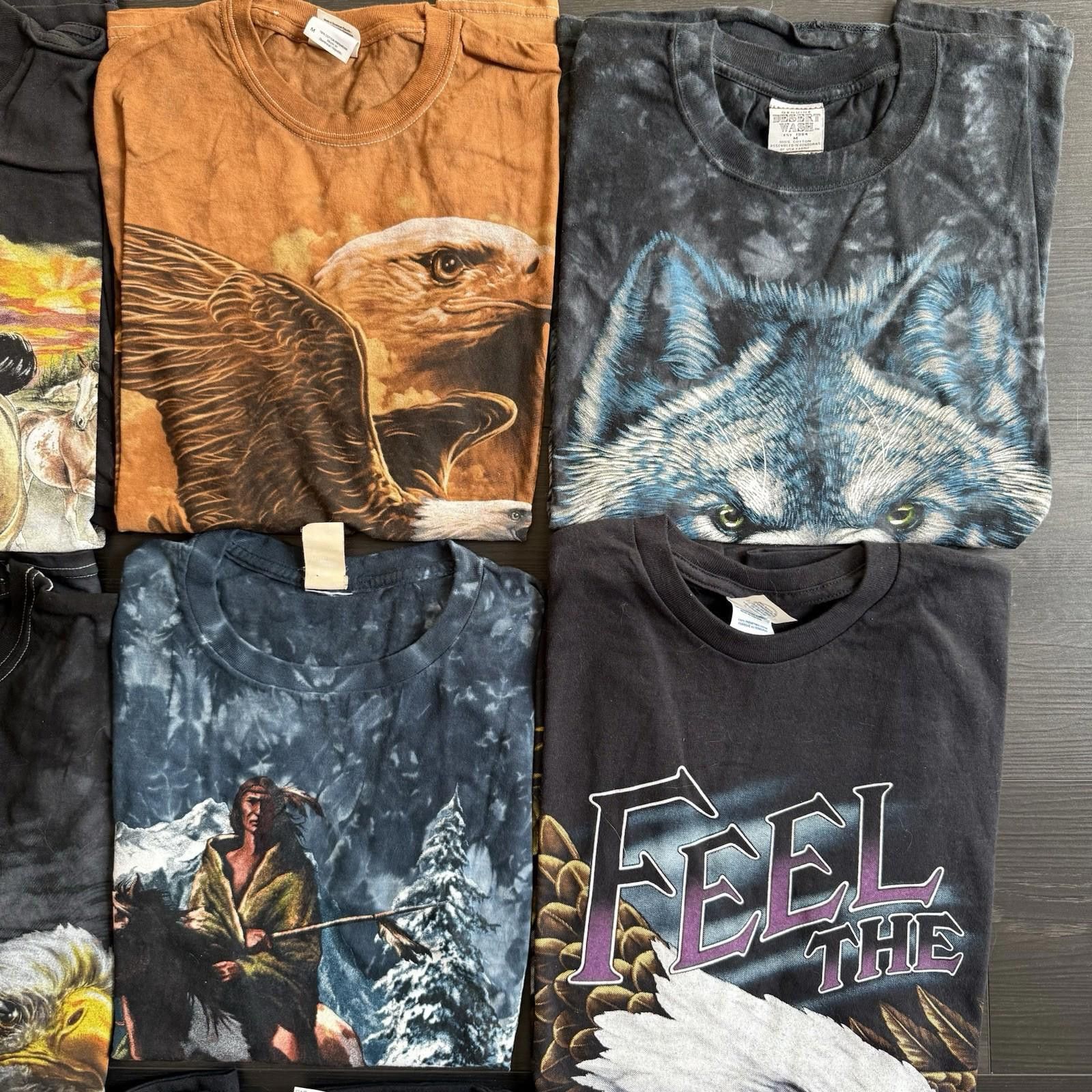 Vintage Vintage Nature Animal T-Shirt Lot 12 The Mountain Wildlife Size US M / EU 48-50 / 2 - 4 Thumbnail