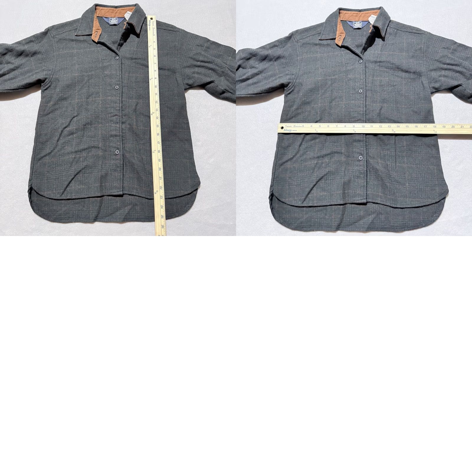 Vintage VINTAGE Woolrich Shirt Gray Plaid USA Made Women's M Size M / US 6-8 / IT 42-44 - 9 Thumbnail