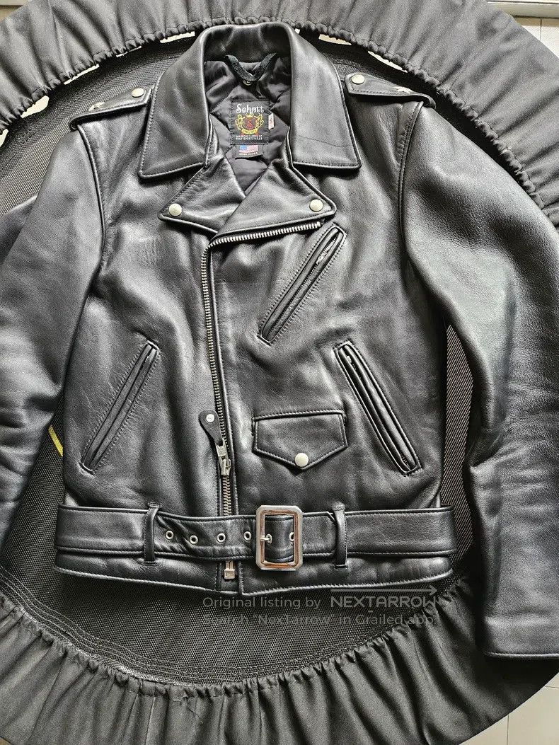 Schott Schott American 613 leather jacket Size US S / EU 44-46 / 1 - 3 Thumbnail