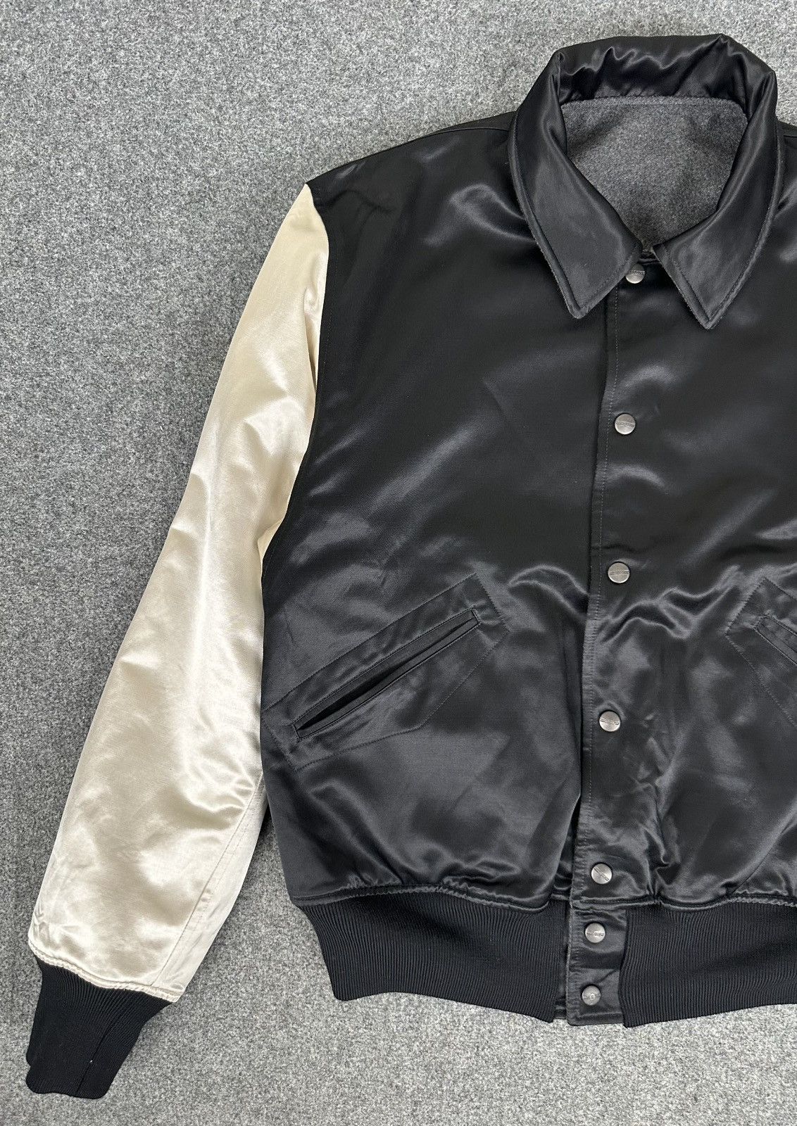 Jil Sander Jil Sander by Raf Simons Cashmere/Satin Reversible Varsity Size US S / EU 44-46 / 1 - 11 Thumbnail