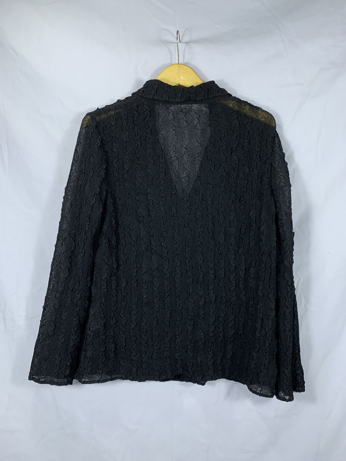 Issey Miyake Japanese Undefined Trasnparent Pleated shirt issey style Size M / US 6-8 / IT 42-44 - 4 Thumbnail