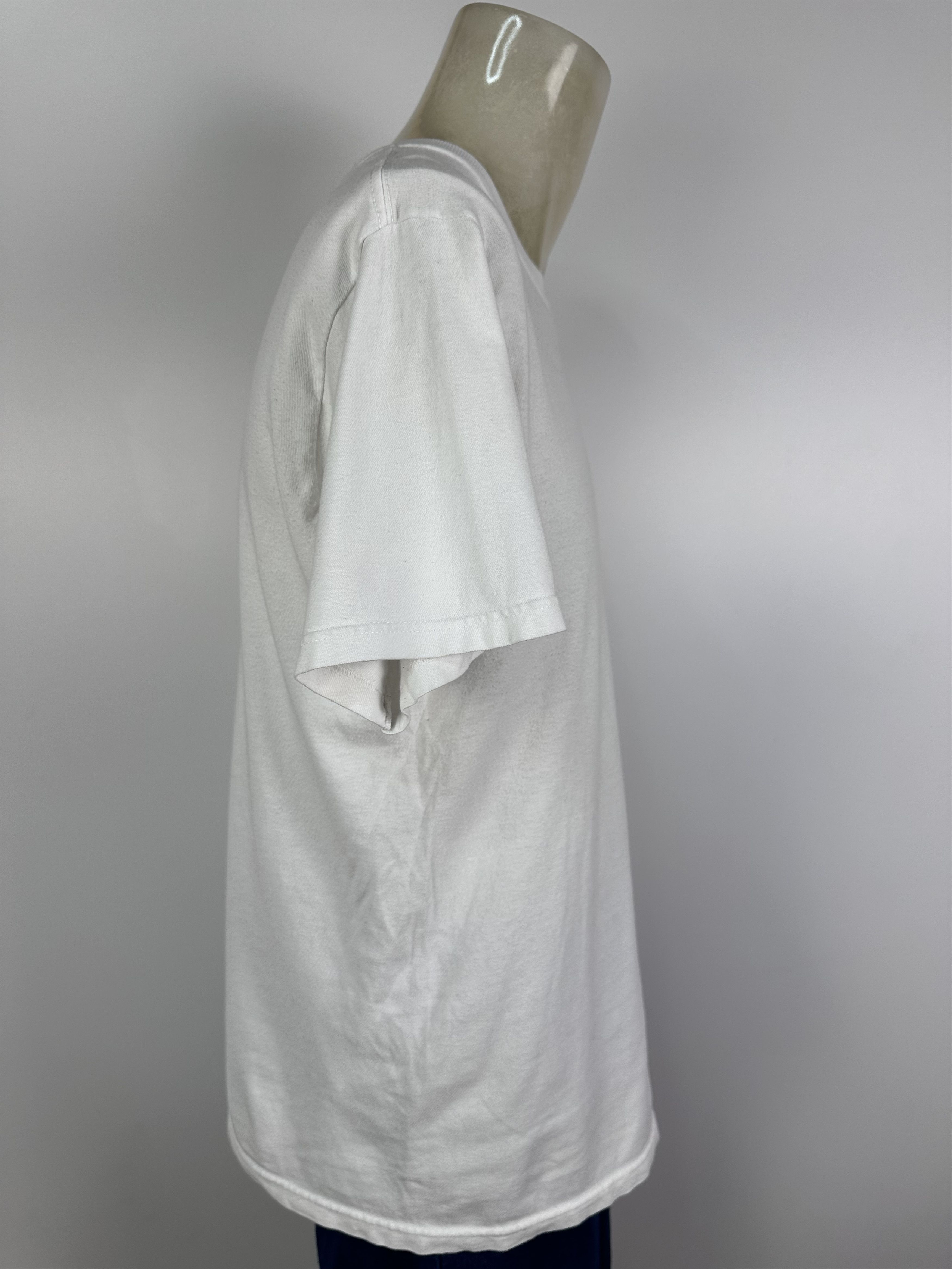Stussy × Vintage Stussy Top Form Design Tee Shirt White Short Sleeve Size M Size US M / EU 48-50 / 2 - 7 Thumbnail