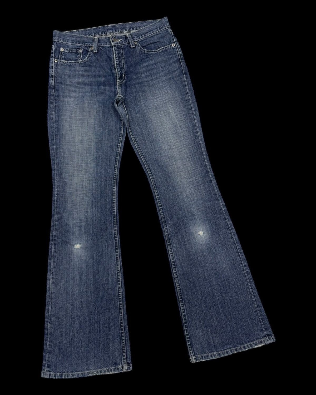If Six Was Nine 💥Flare Levis 90s Strauss Co Bootcut Denim Jeans Flared Size US 31 - 3 Thumbnail