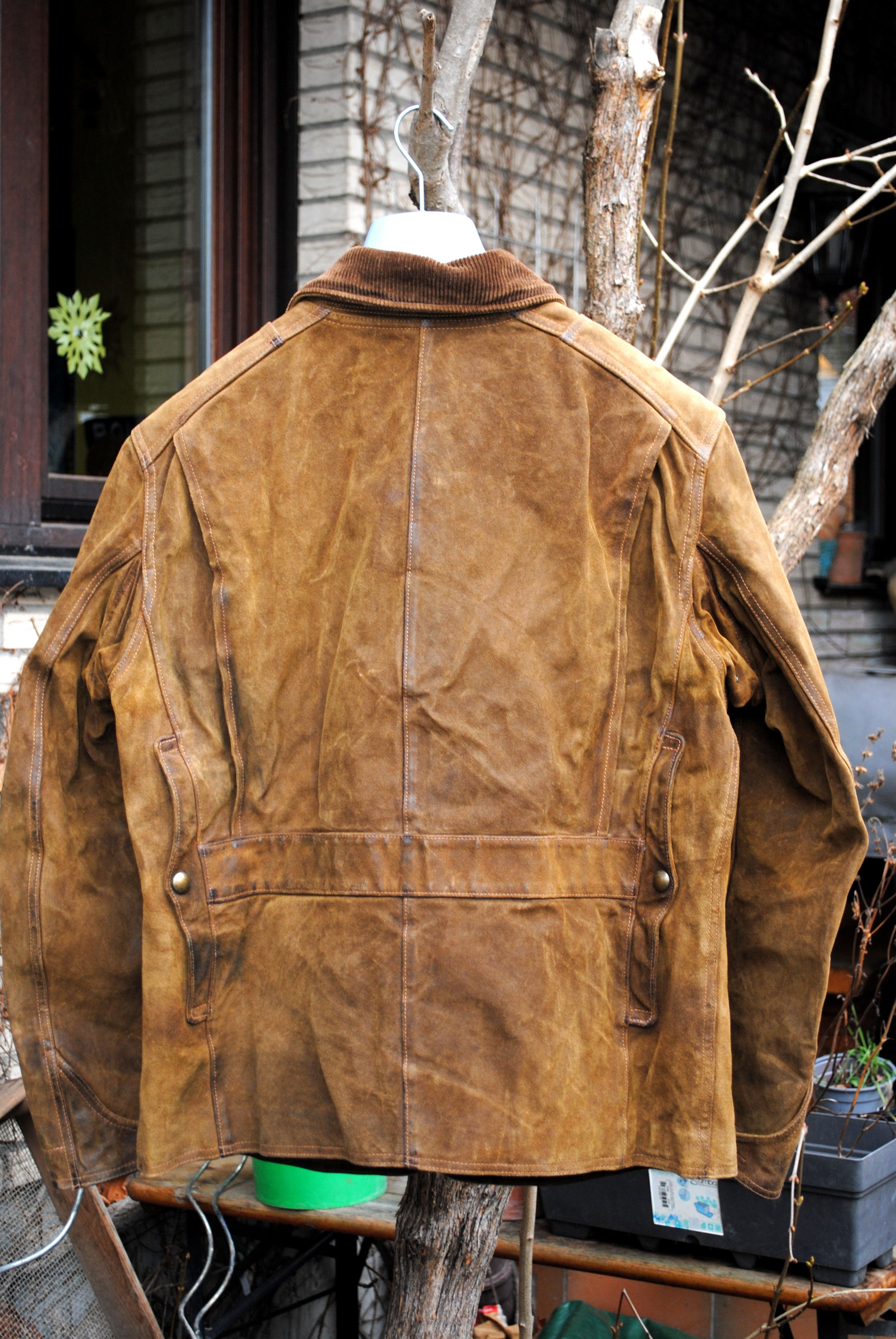 Polo Ralph Lauren Calf Suede Leather Hunting Jacket Coat Rrl