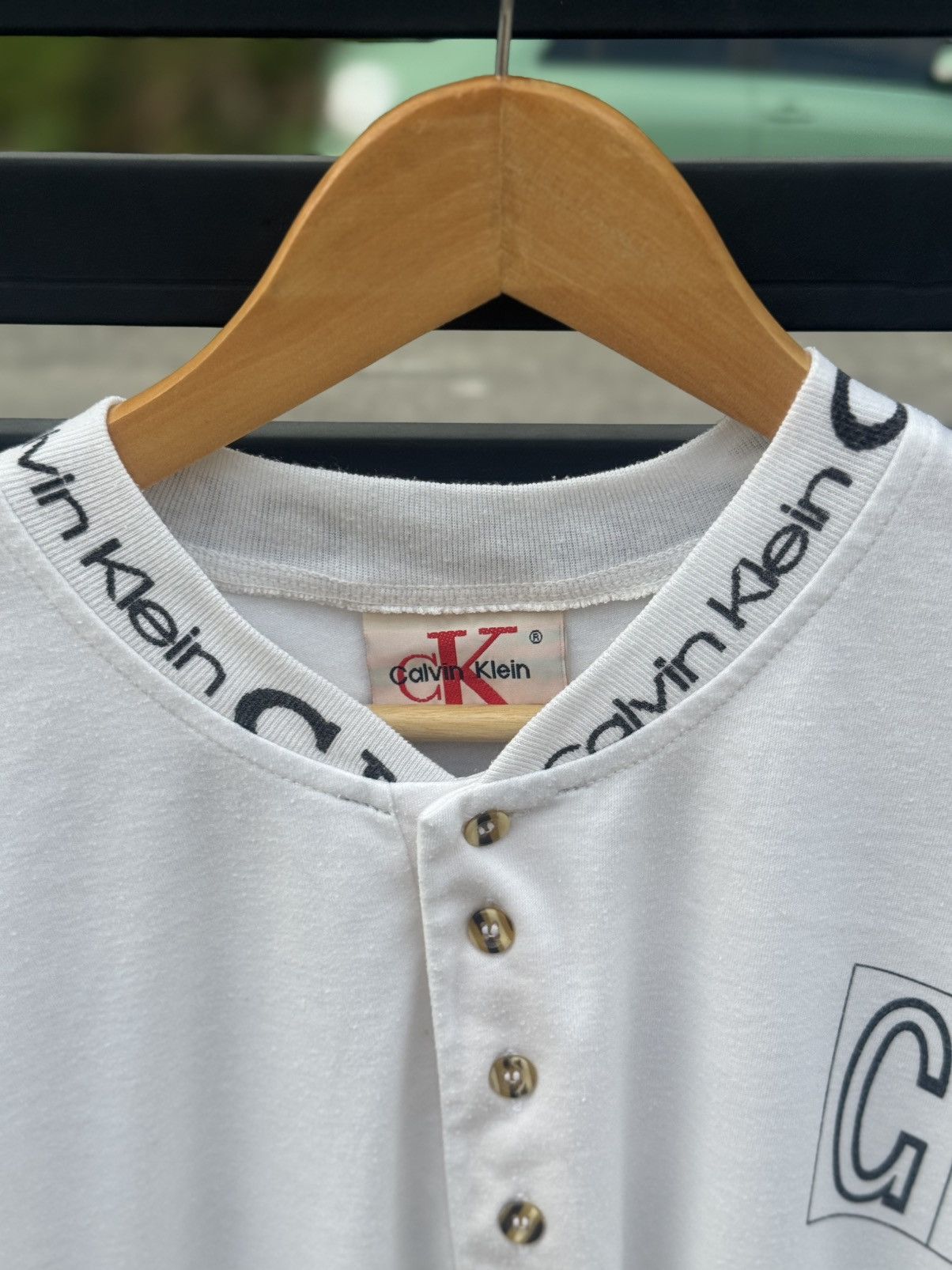 Vintage Vintage Bootleg Calvin Klein Shirt Size US L / EU 52-54 / 3 - 3 Thumbnail