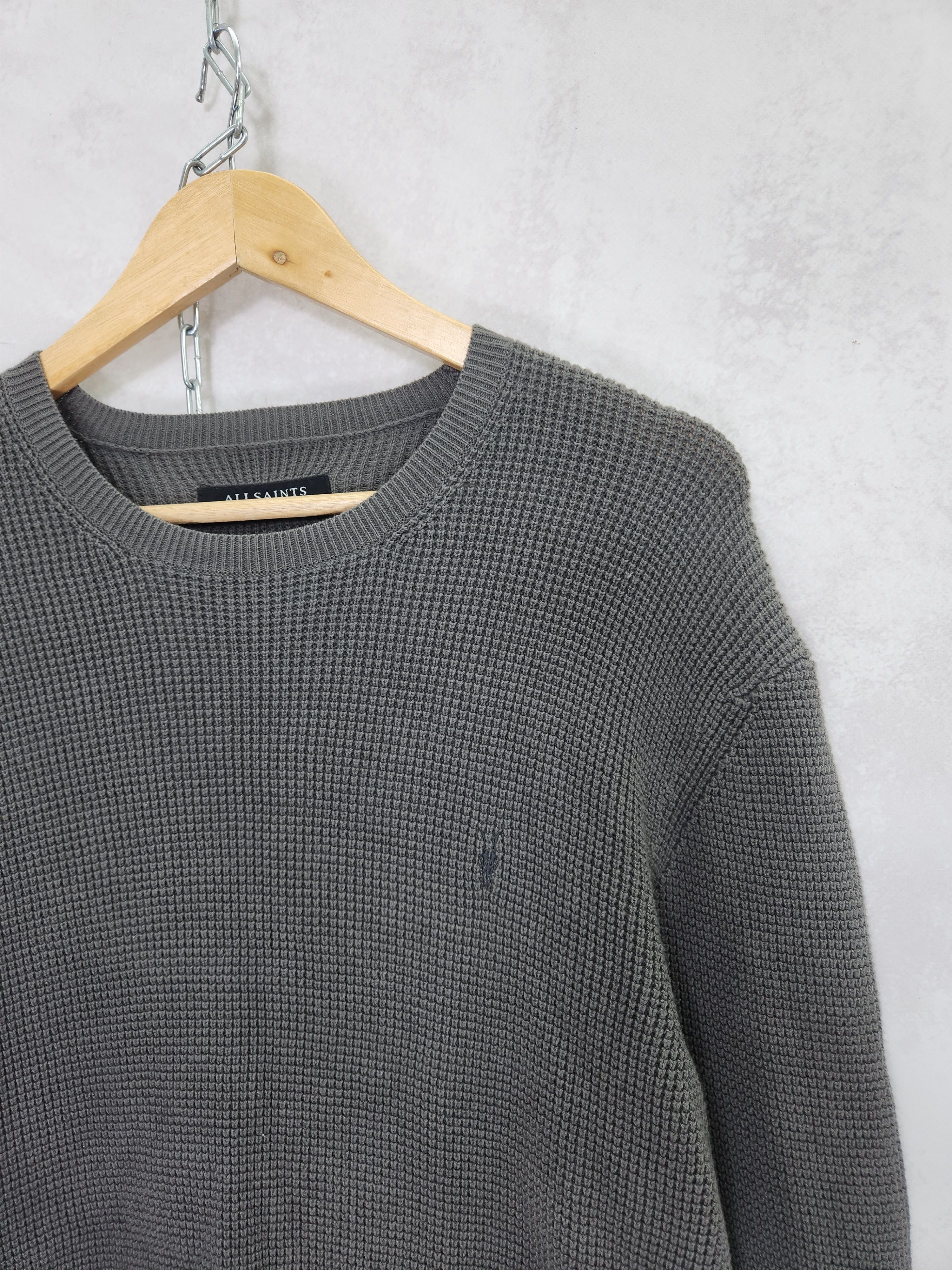 Allsaints Allsaints triac crew knit gray sweater size M Size US M / EU 48-50 / 2 - 3 Thumbnail