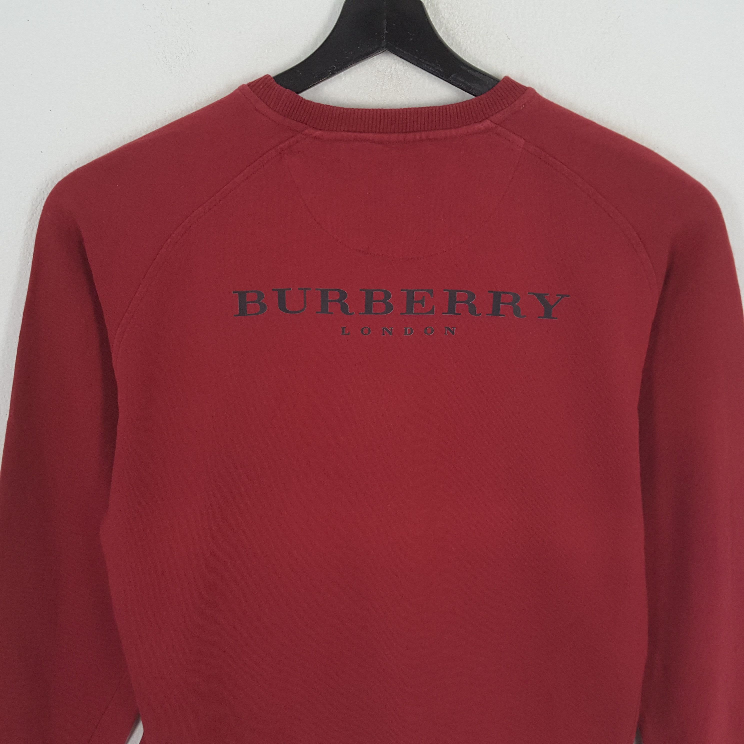 Burberry × Vintage BURBERRY LONDON Fashion Brand Custom Art Sweatshirt Size US M / EU 48-50 / 2 - 2 Thumbnail