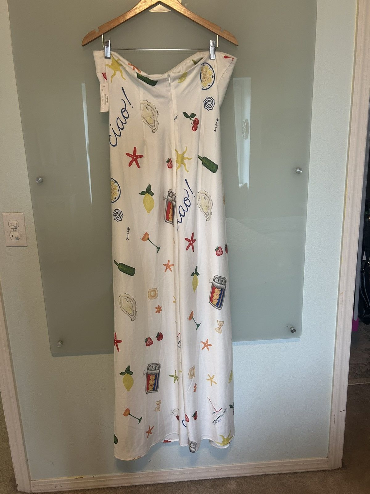 For Love & Lemons For Love & Lemons Carla Strapless Maxi Dress Size XL / US 12-14 / IT 48-50 - 5 Thumbnail
