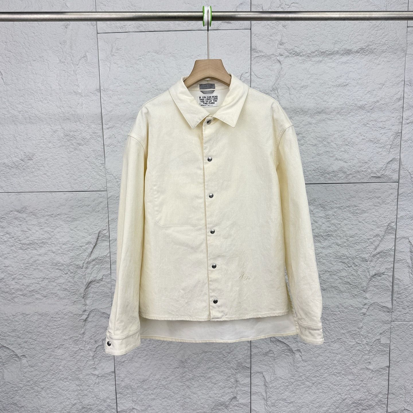 Dior Dior Logo Embroidered Shirt Size M Size US M / EU 48-50 / 2 - 1 Thumbnail