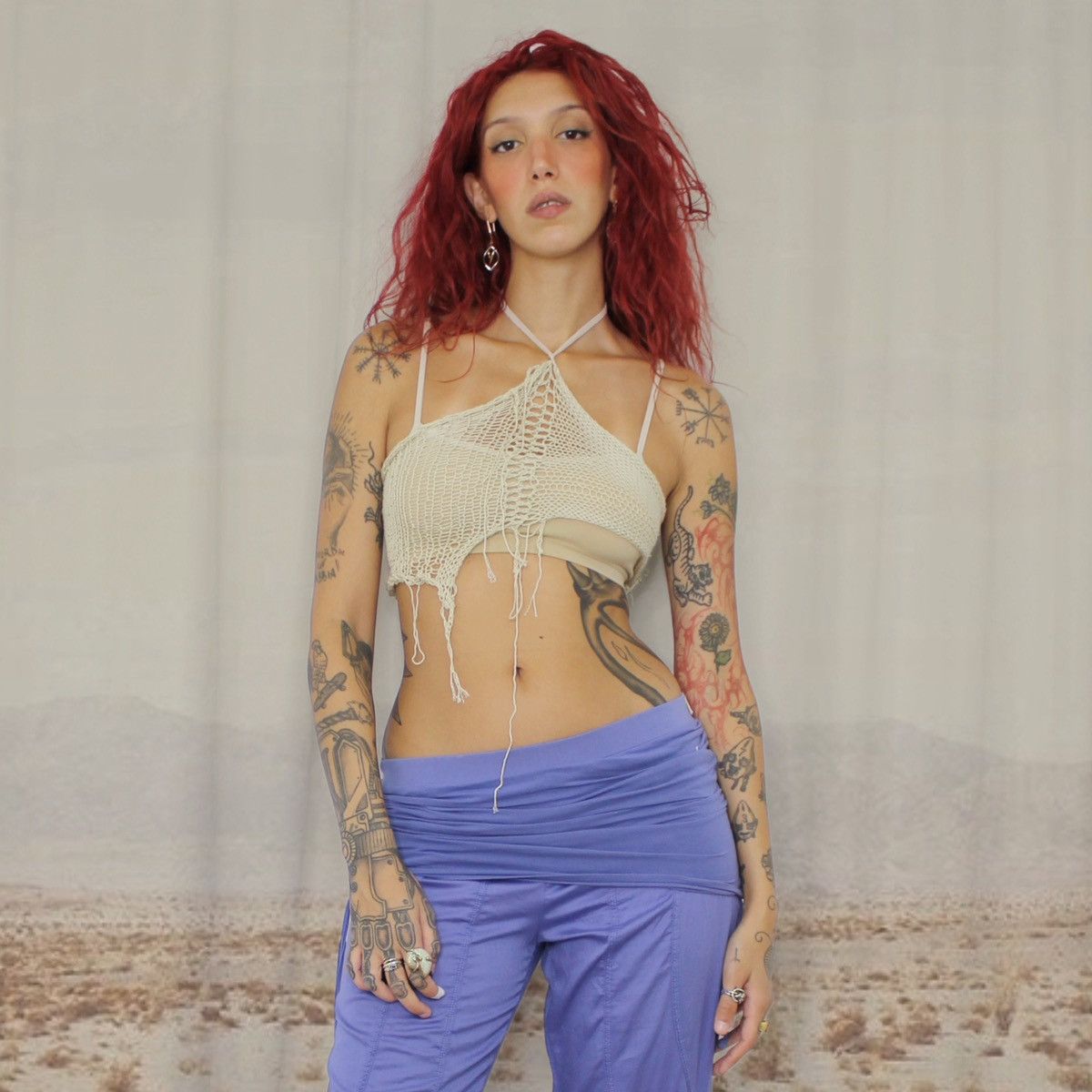🧷DECONSTRUCTED HALTER TOP🧷
