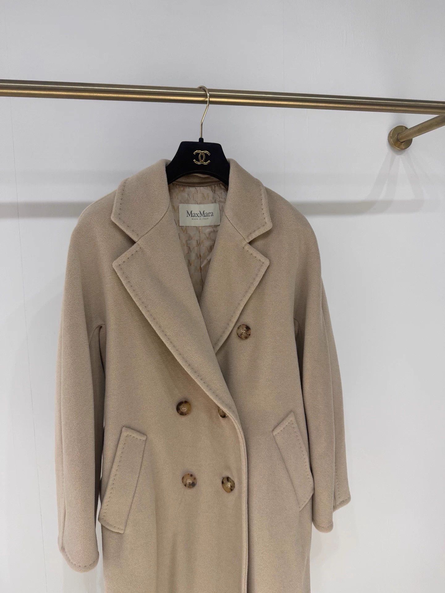 Max Mara Maxmara 101801 Classic Sand Trench Coat FR34 Size XS / US 0-2 / IT 36-38 - 2 Thumbnail
