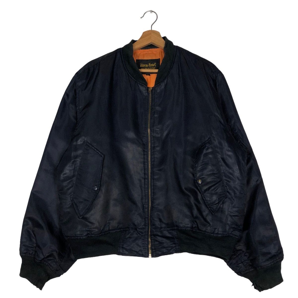 Japanese Brand 🔥RIOT RIOT WARM HEART VINTAGE BOMBER JACKET NYLON Size US M / EU 48-50 / 2 - 1 Thumbnail