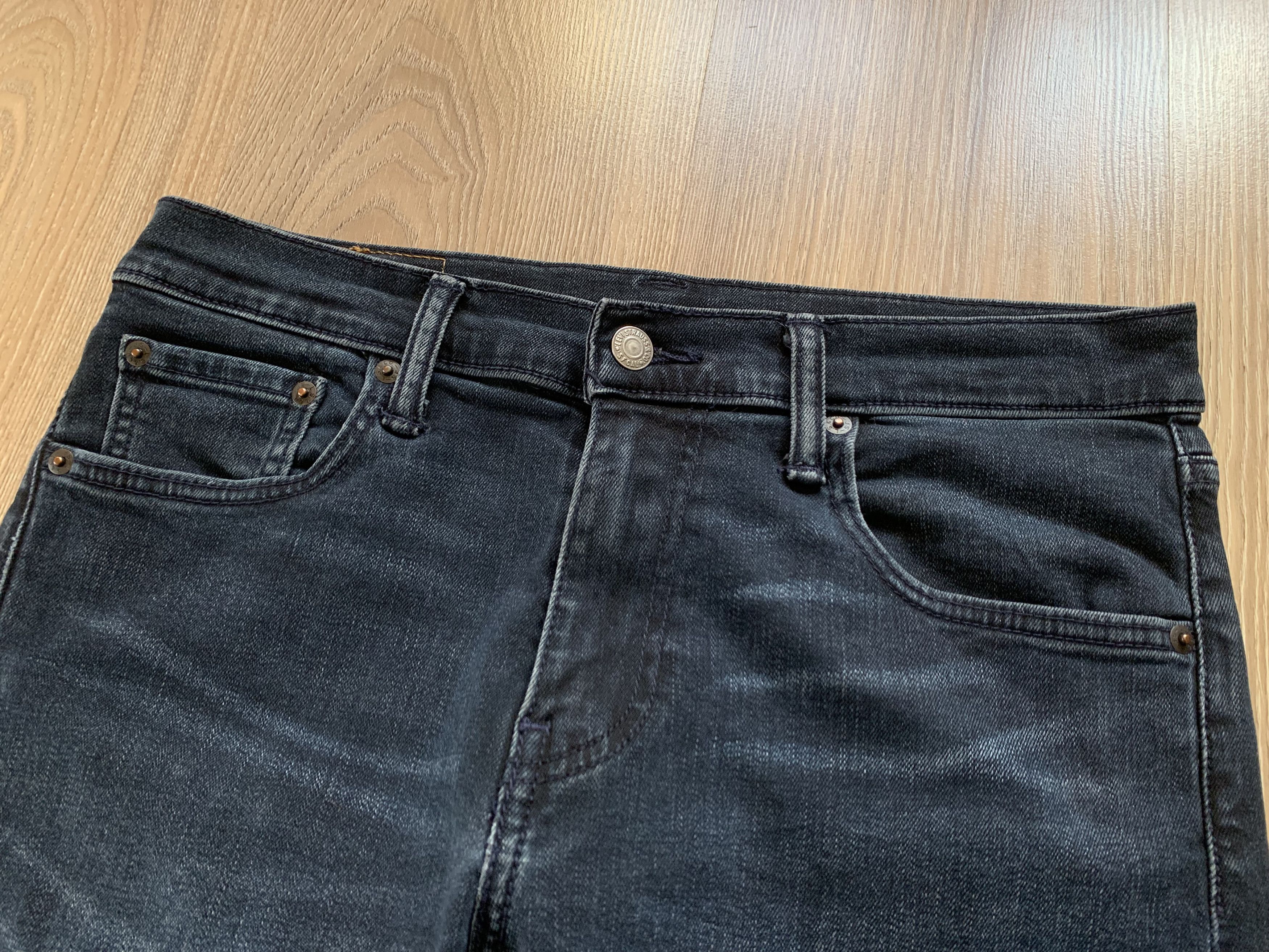 Levi's Levi's 512 Navy Blue Jeans Size US 30 / EU 46 - 6 Thumbnail