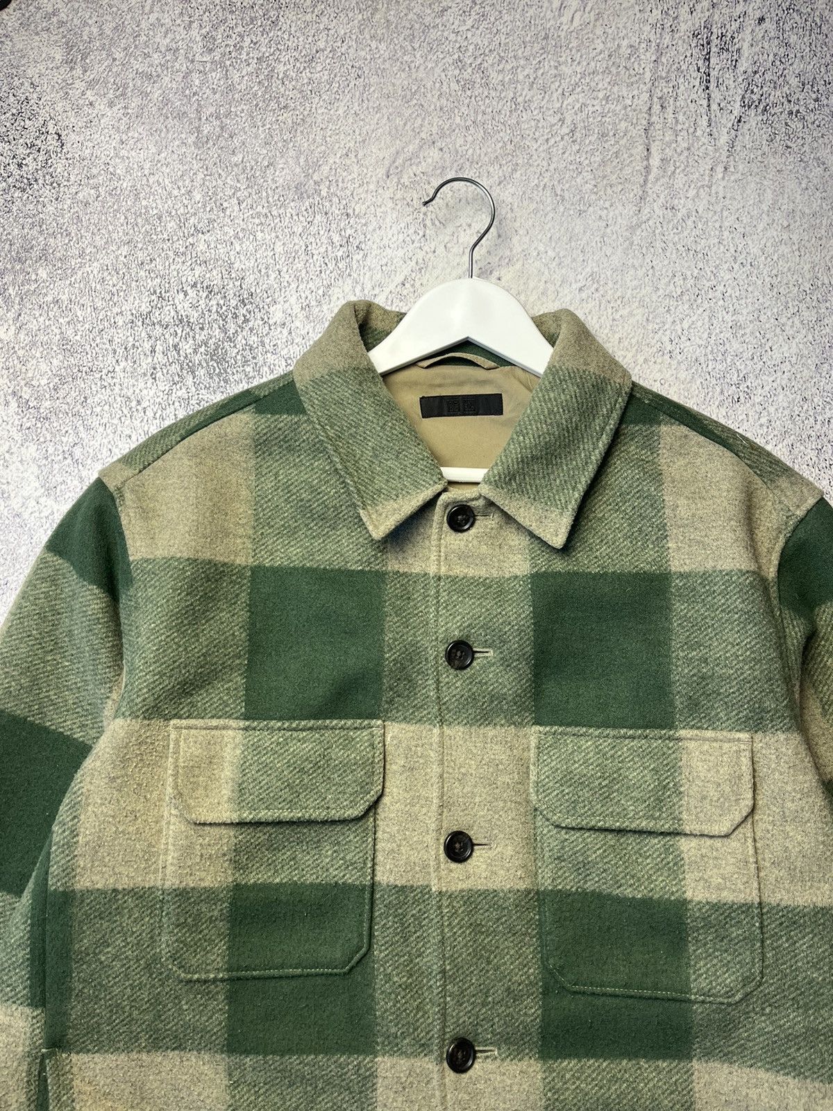 Flannel Vintage Uniqlo Flannel Shirt Japanese Size M Size US M / EU 48-50 / 2 - 8 Thumbnail