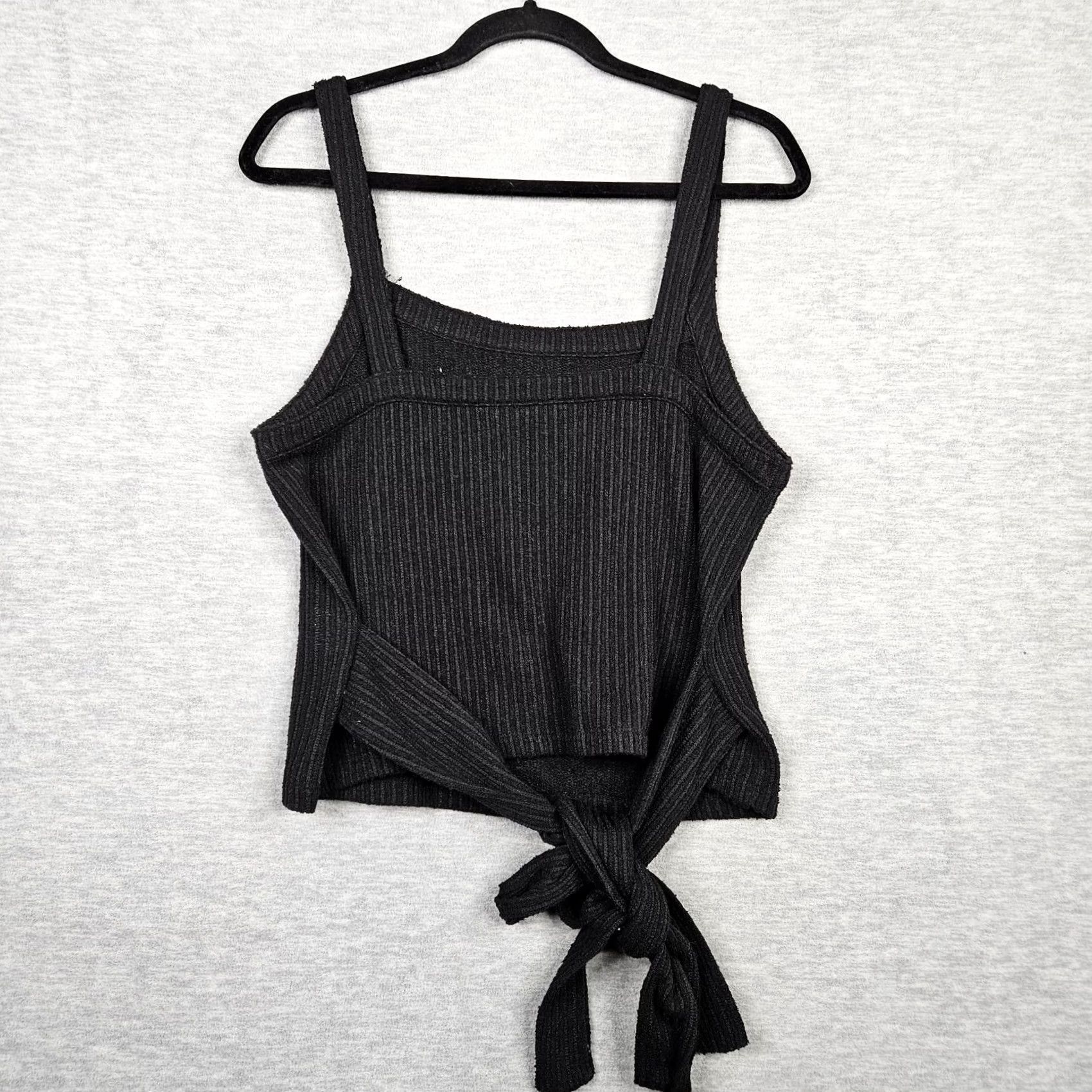 Madewell Madewell Tank Top Women Black Size M Sleeveless Cotton Blend Polyester Regular Short Sleeve Tank is not applicable Size M / US 6-8 / IT 42-44 - 2 Thumbnail