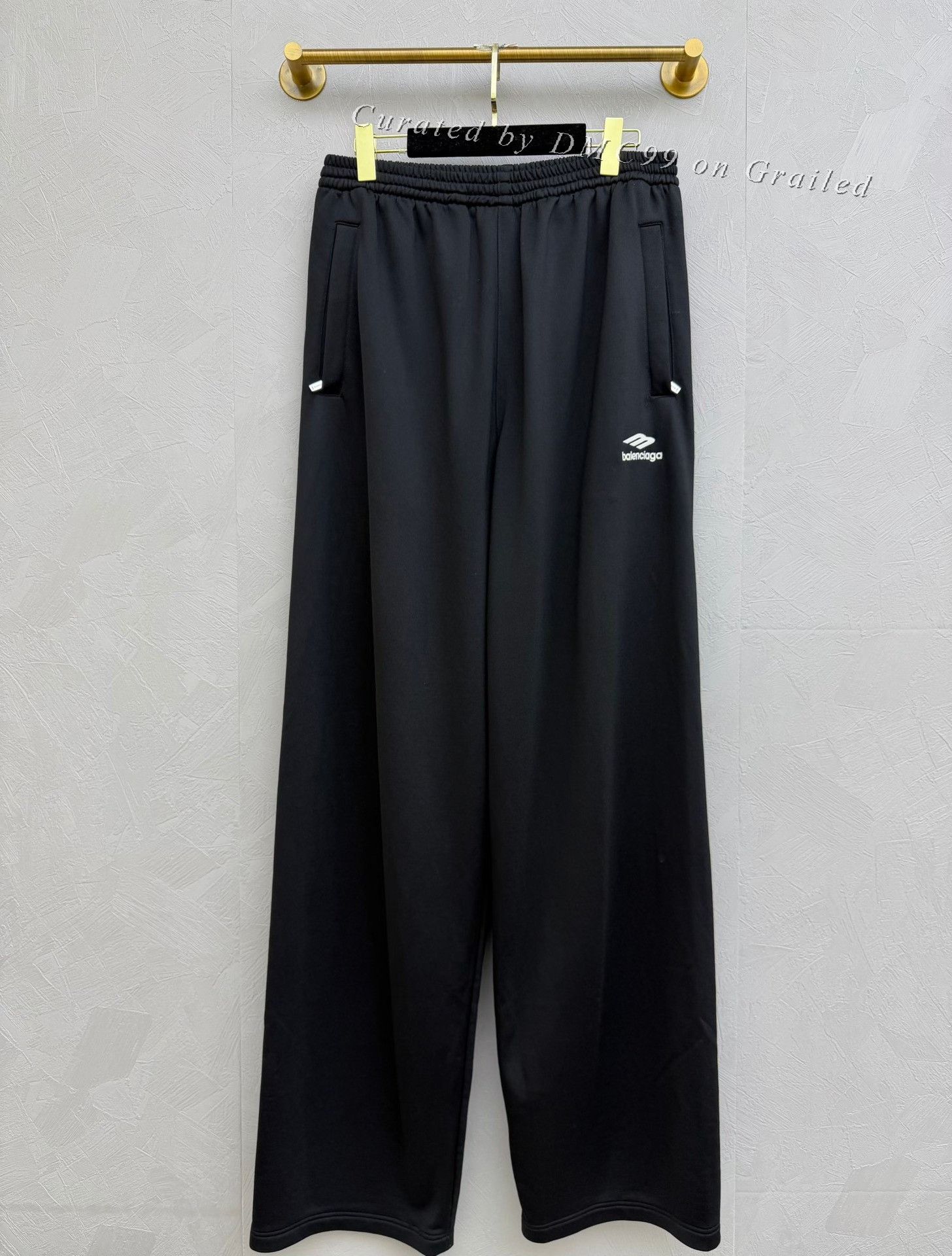 Balenciaga Balenciaga SportB Logo Embroidered Nylon Pants Size US 26 / EU 42 - 1 Thumbnail