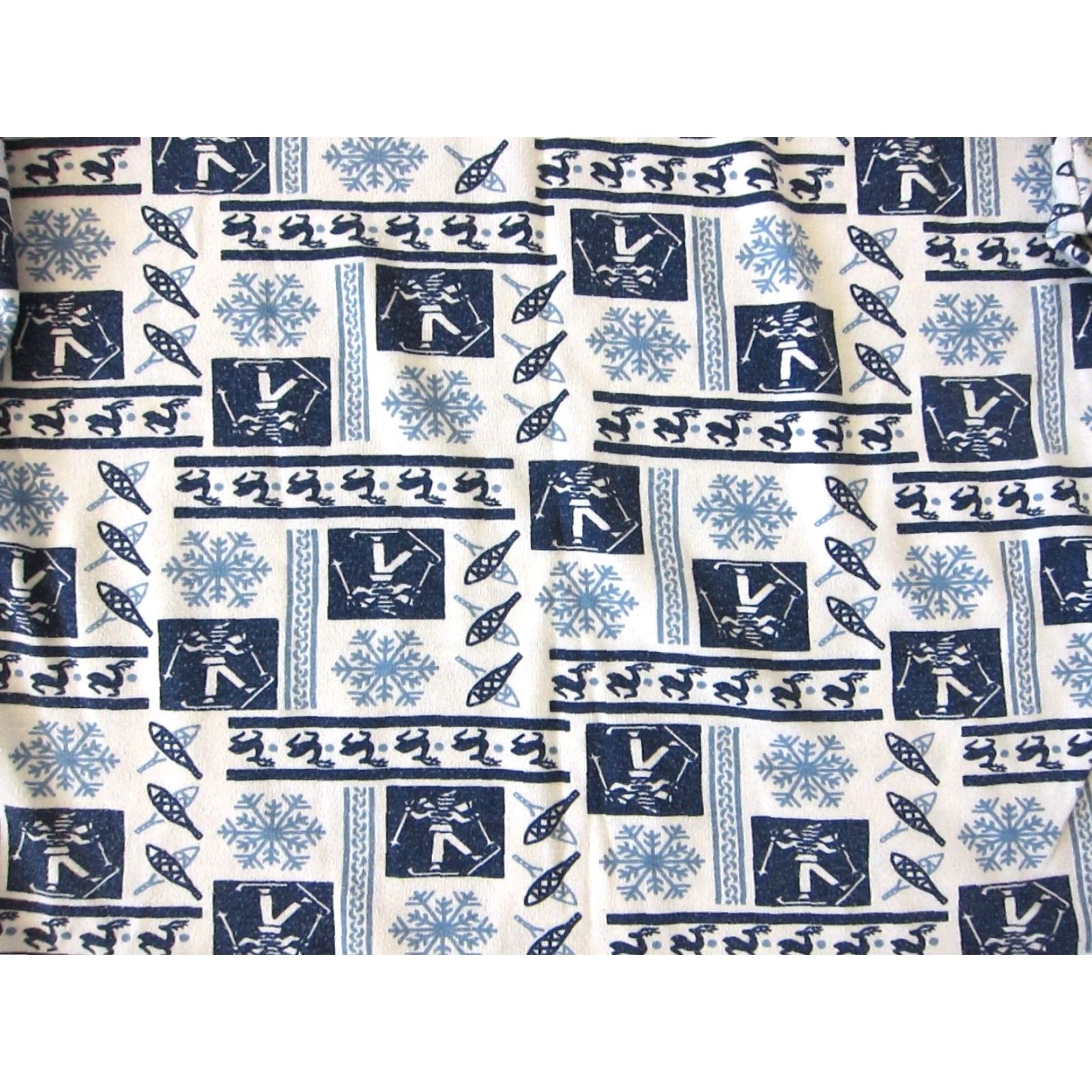 Vintage VINTAGE Jason Maxwell Blue White Ski Deer Snow Long Sleeve Turtle Neck Shirt S-M Women Size S / US 4 / IT 40 - 5 Thumbnail
