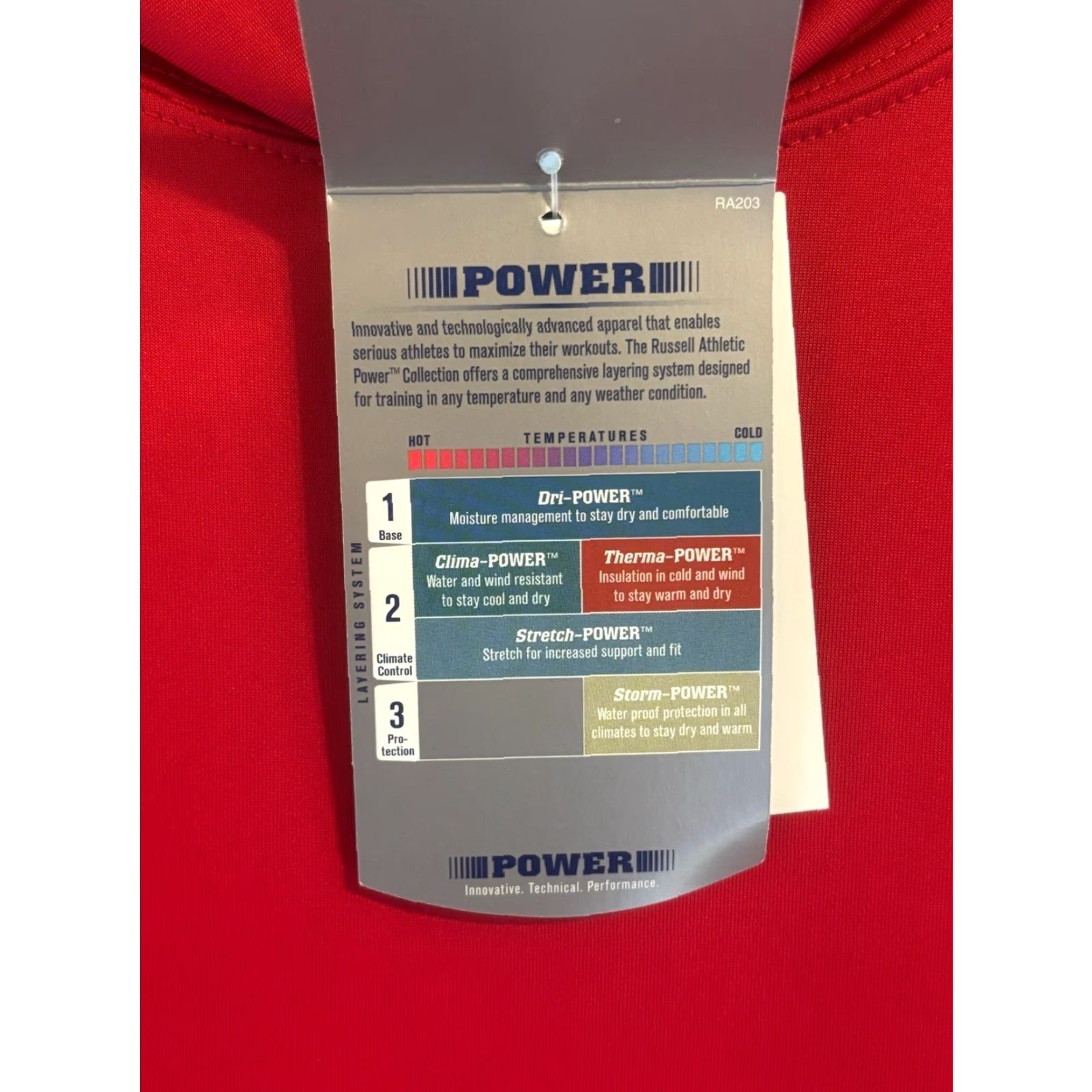 Russell Athletic VINTAGE Russell Athletic Mock Neck Shirt Mens XL NWT NOS 00s Dri-Power Red Long Sleeve Polyester Spandex 28" 21" 24" Excellent Mens Size US XL / EU 56 / 4 - 3 Thumbnail