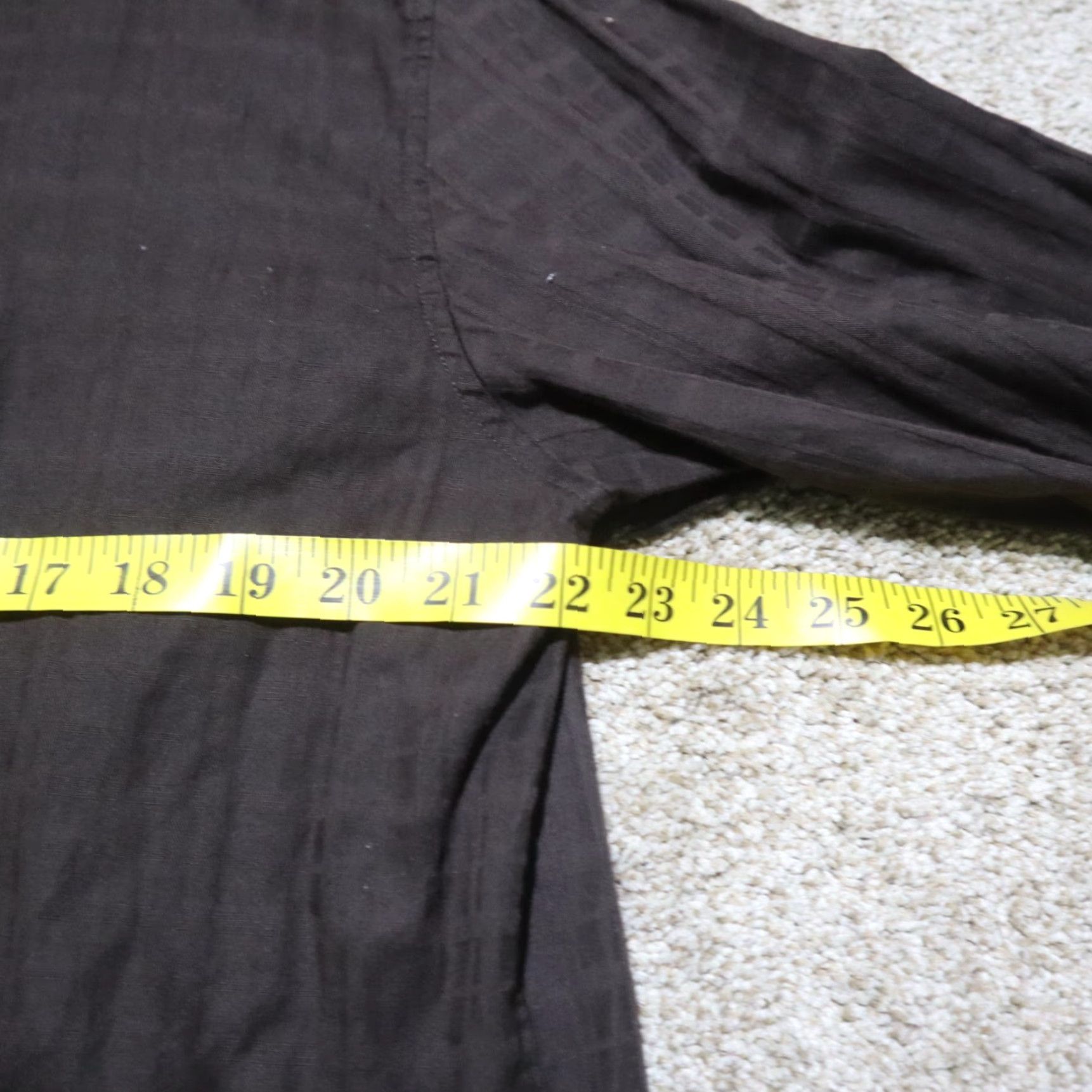 Alfani Alfani Shirt Button-Down Long Sleeve Men’s Size L Brown Adult Comfort Size US L / EU 52-54 / 3 - 5 Thumbnail