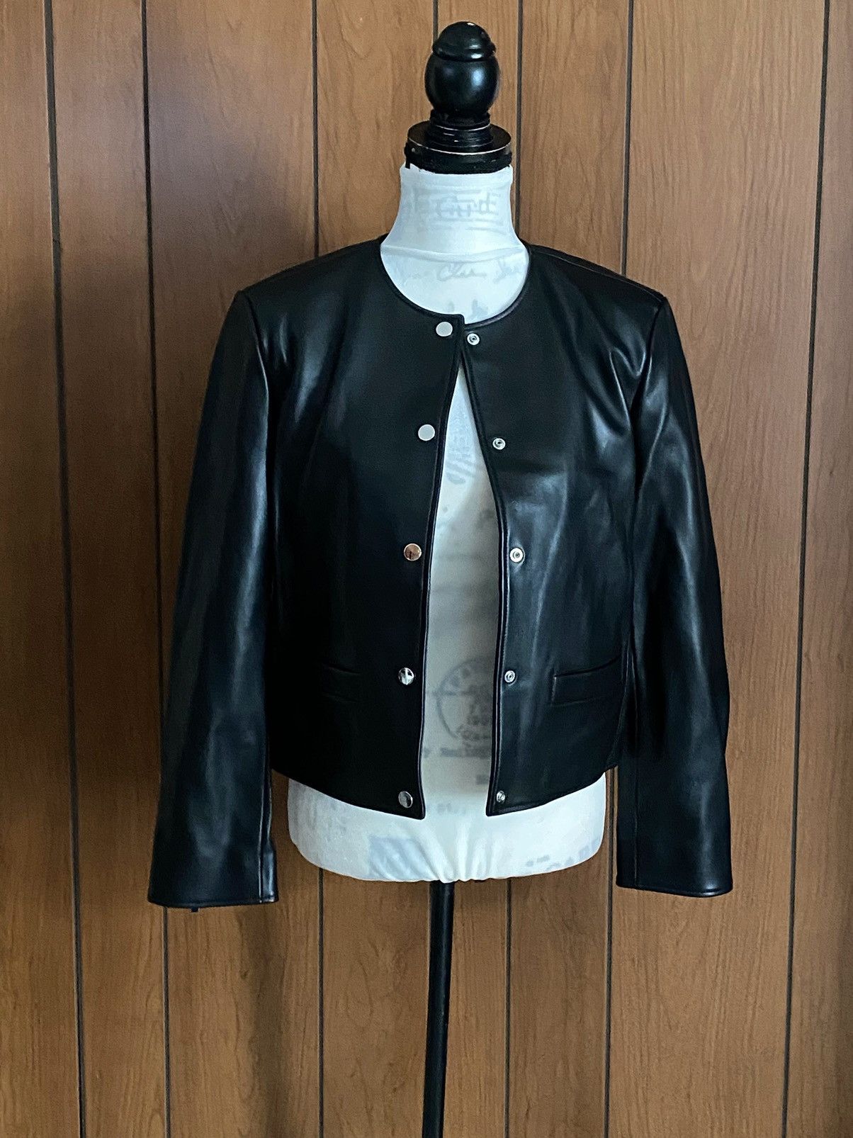 Theory Theory Leather Crop Jacket size 4 Size S / US 4 / IT 40 - 6 Thumbnail
