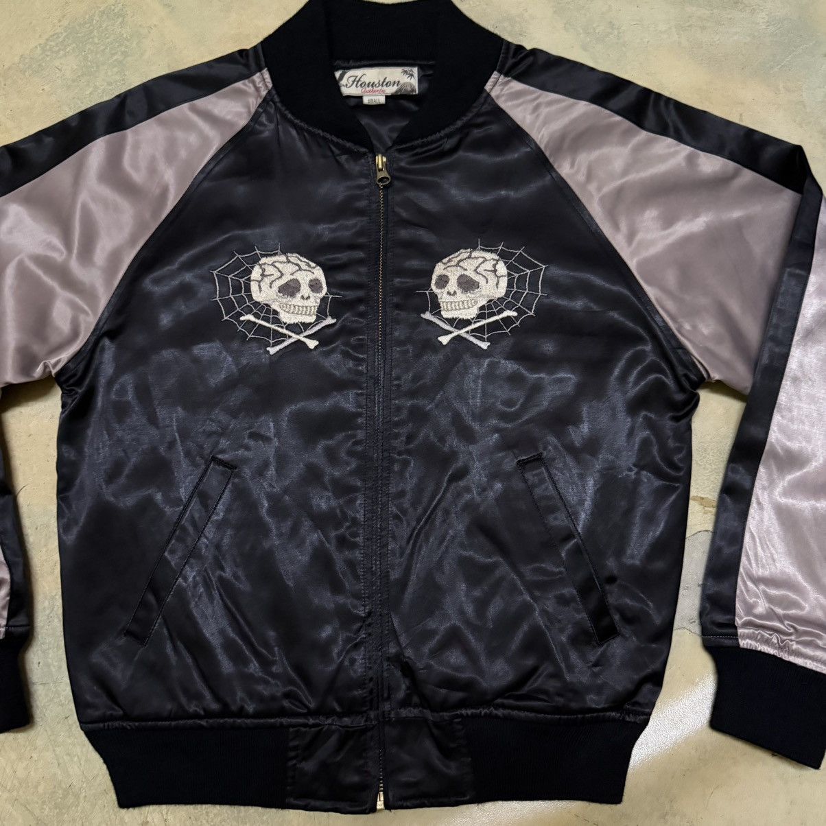 Japanese Brand 2009 Houston x Tadano Hitoshi "Skull Snake" Sukajan jacket Size US S / EU 44-46 / 1 - 7 Thumbnail