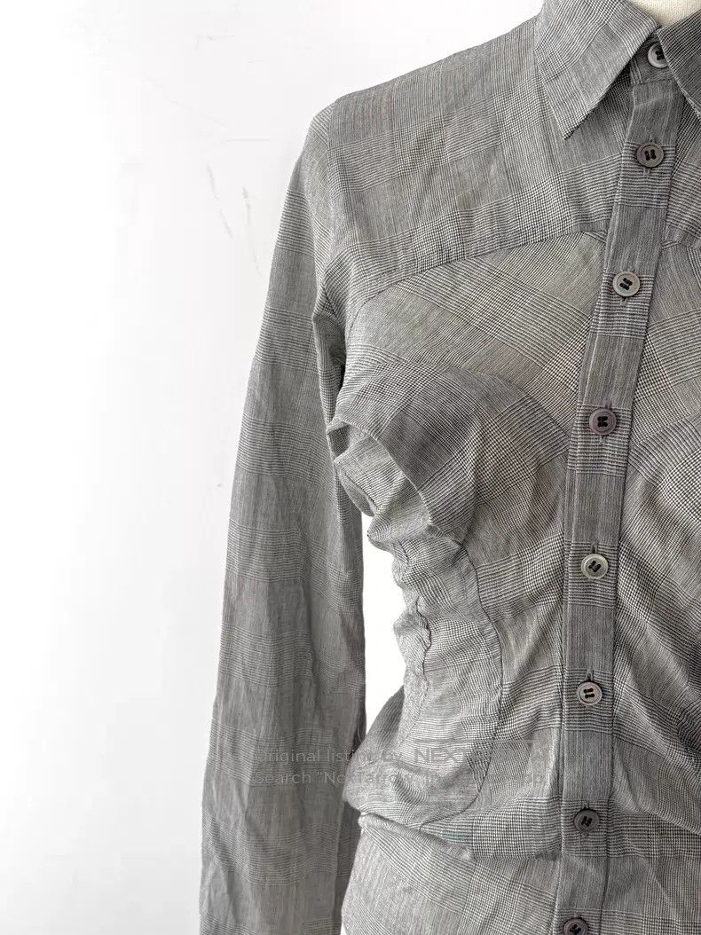 Junya Watanabe JUNYA WATANABE 3D Cut Wool Long Sleeve Shirt Size M / US 6-8 / IT 42-44 - 6 Thumbnail
