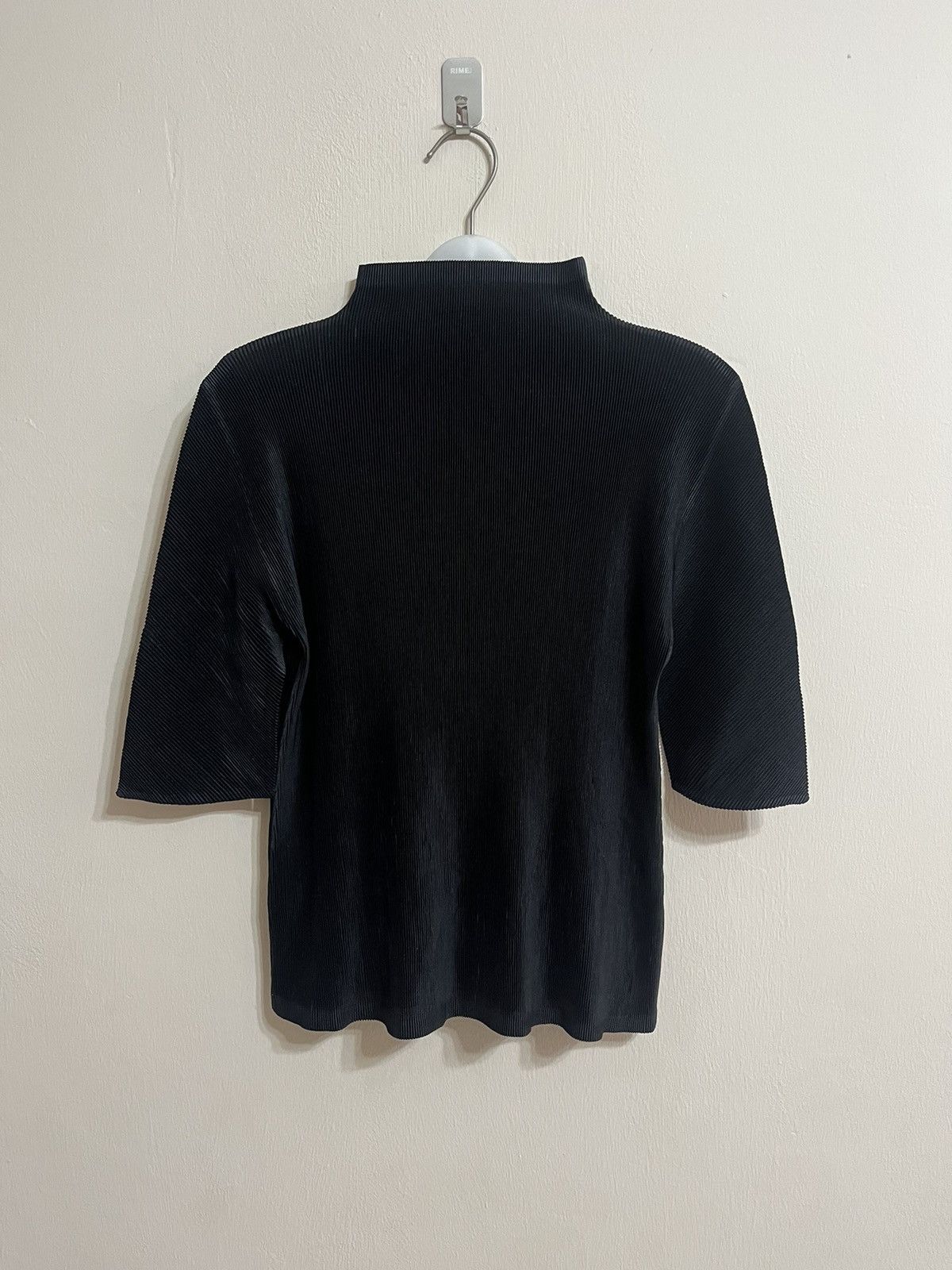 Homme Plisse Issey Miyake × Pleats Please Issey Miyake A rare vintage Pleats Please Turtle Neck Shirt Size M / US 6-8 / IT 42-44 - 2 Thumbnail
