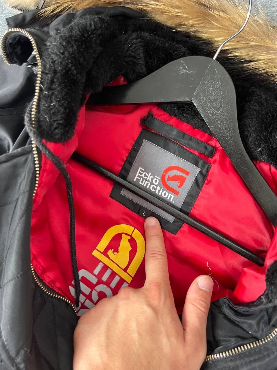 Ecko Unltd. Vintage Japanese Vibe Ecko Unltd Faux Fur Cropped Bomber Size L / US 10 / IT 46 - 9 Thumbnail