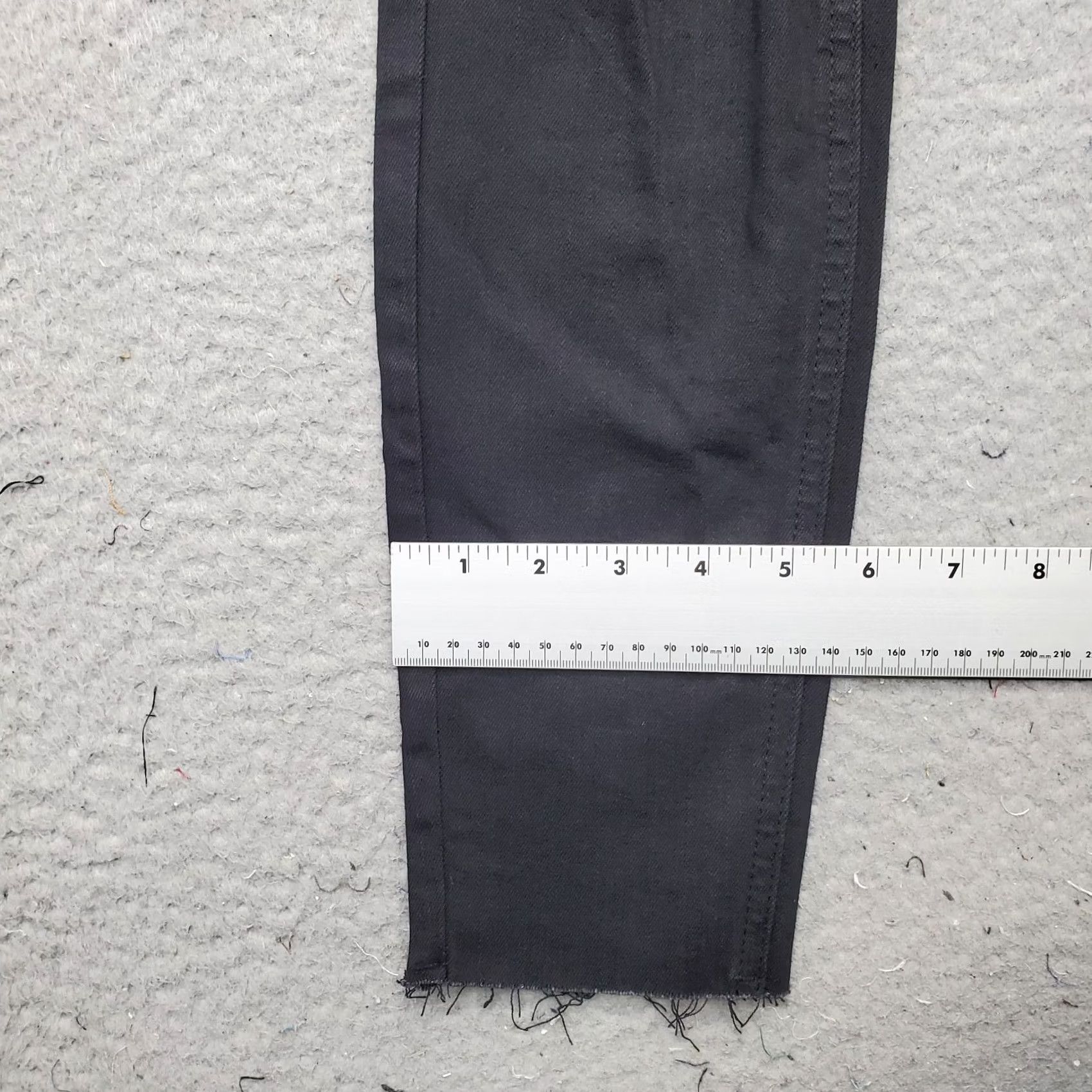 Vintage Celebrity Pink The Spice Skinny Jeans Womens 5/27 Black Denim Slim Distressed" Size 27" / US 4 / IT 40 - 5 Thumbnail