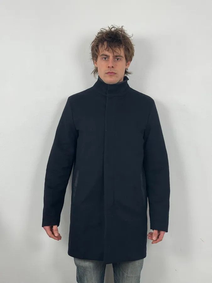 Prada AW2009 Prada Navy Wool Long Coat Size US M / EU 48-50 / 2 - 2 Thumbnail