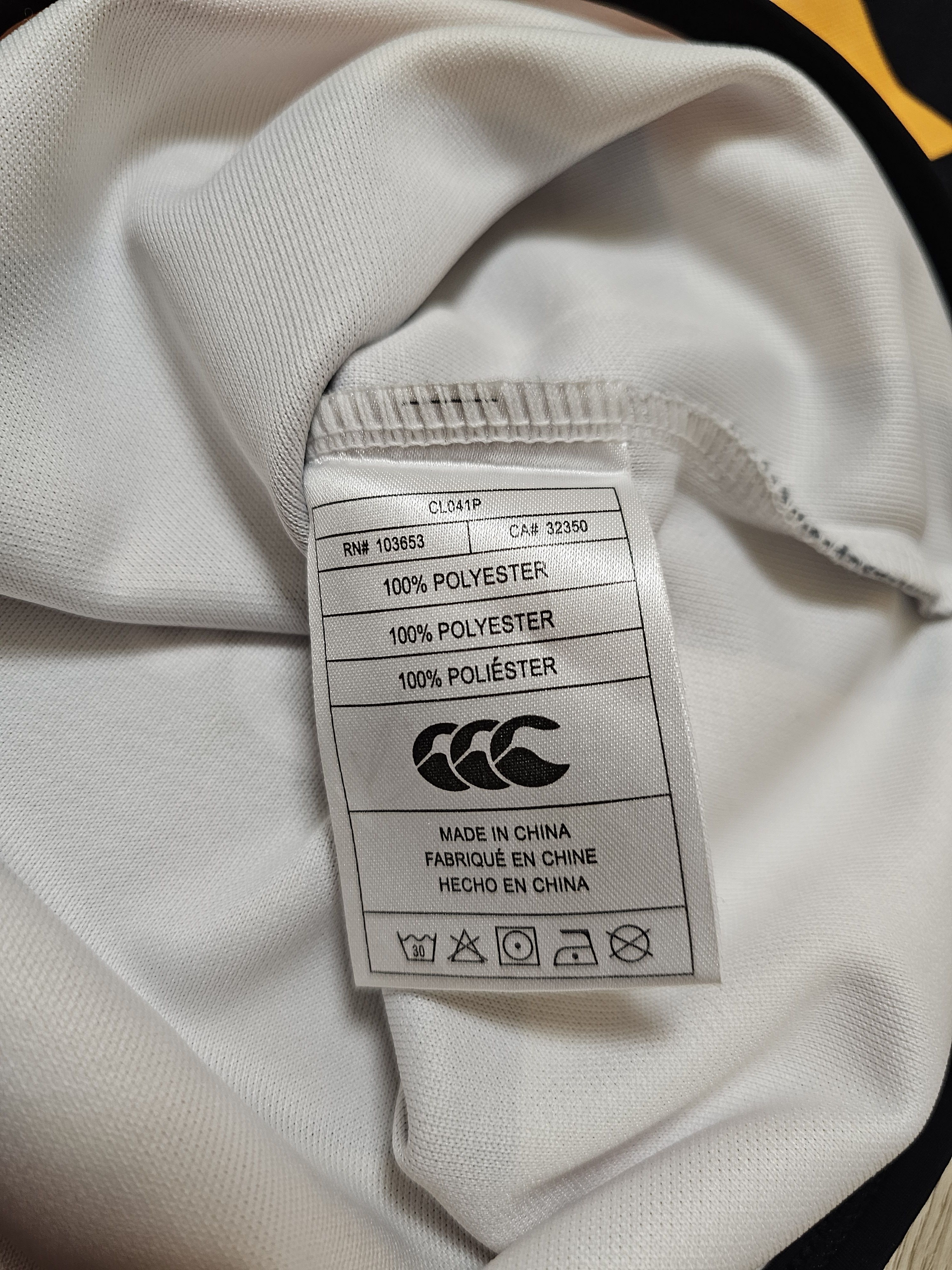 Canterbury of New Zealand LONDON WASPS RUGBY JERSEY RUGBY SHIRT ENGLAND RUGBY JERSEY Size US S / EU 44-46 / 1 - 6 Thumbnail