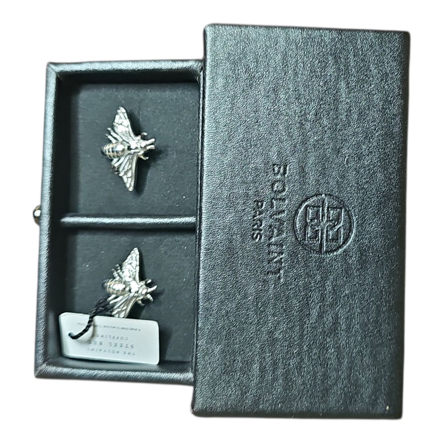 Other The Bolvaint Steel Bee Cufflinks Size ONE SIZE - 1 Thumbnail