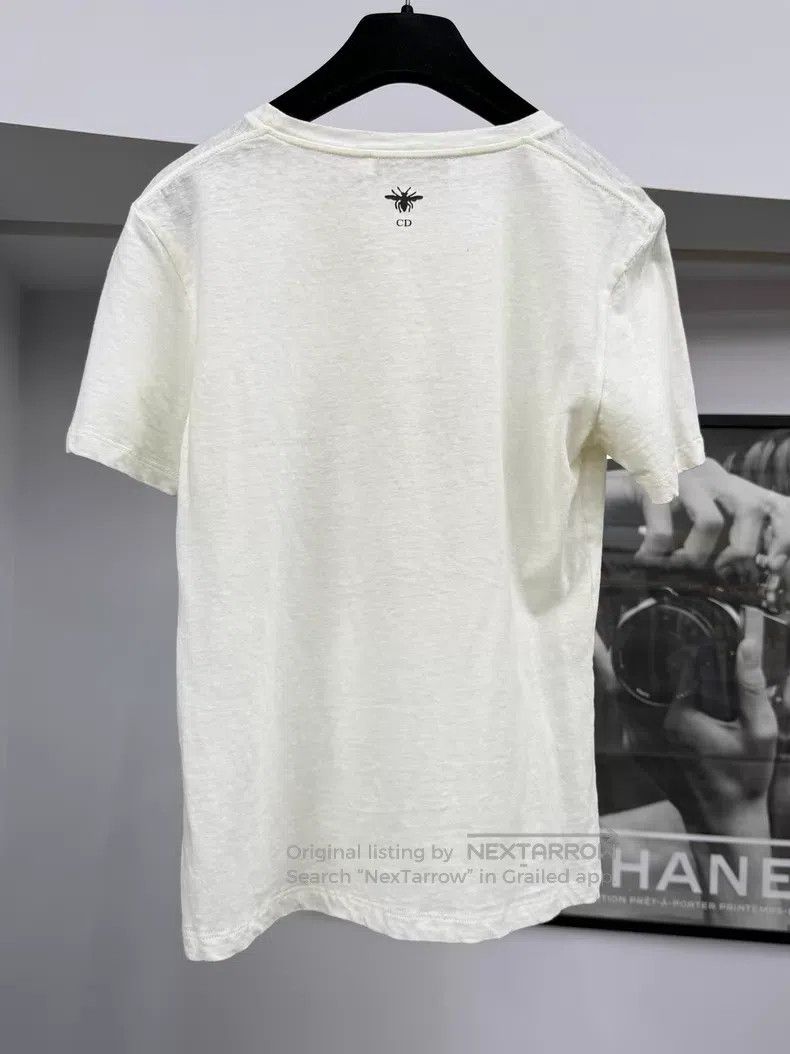 Dior Dior Beige luminous cool letter spherical T-shirt Size S / US 4 / IT 40 - 3 Thumbnail