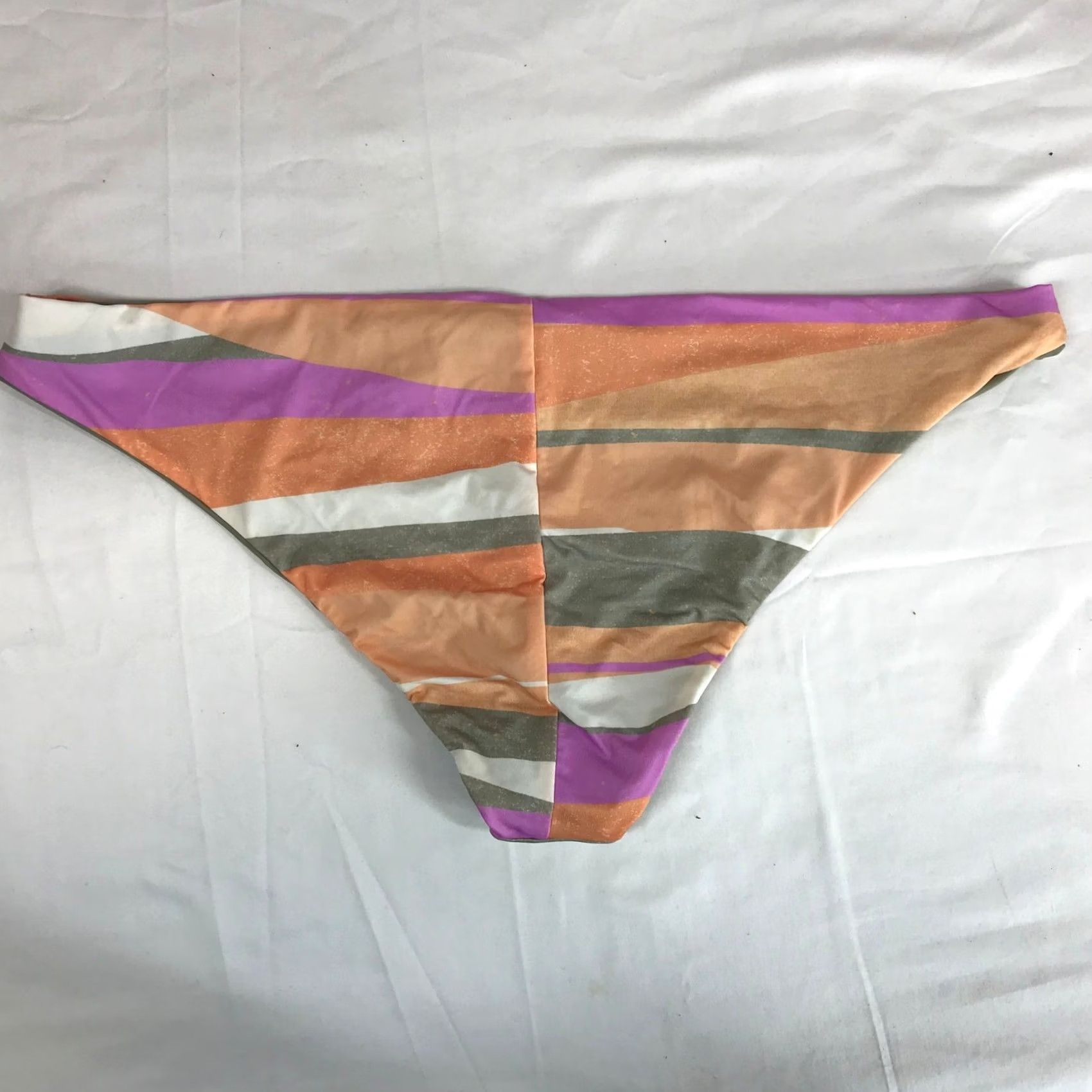 Prana prAna Womens L Striped Bikini Bottoms GEMMA REVERSIBLE Size NEW Size 36" / US 14 / IT 50 - 4 Thumbnail