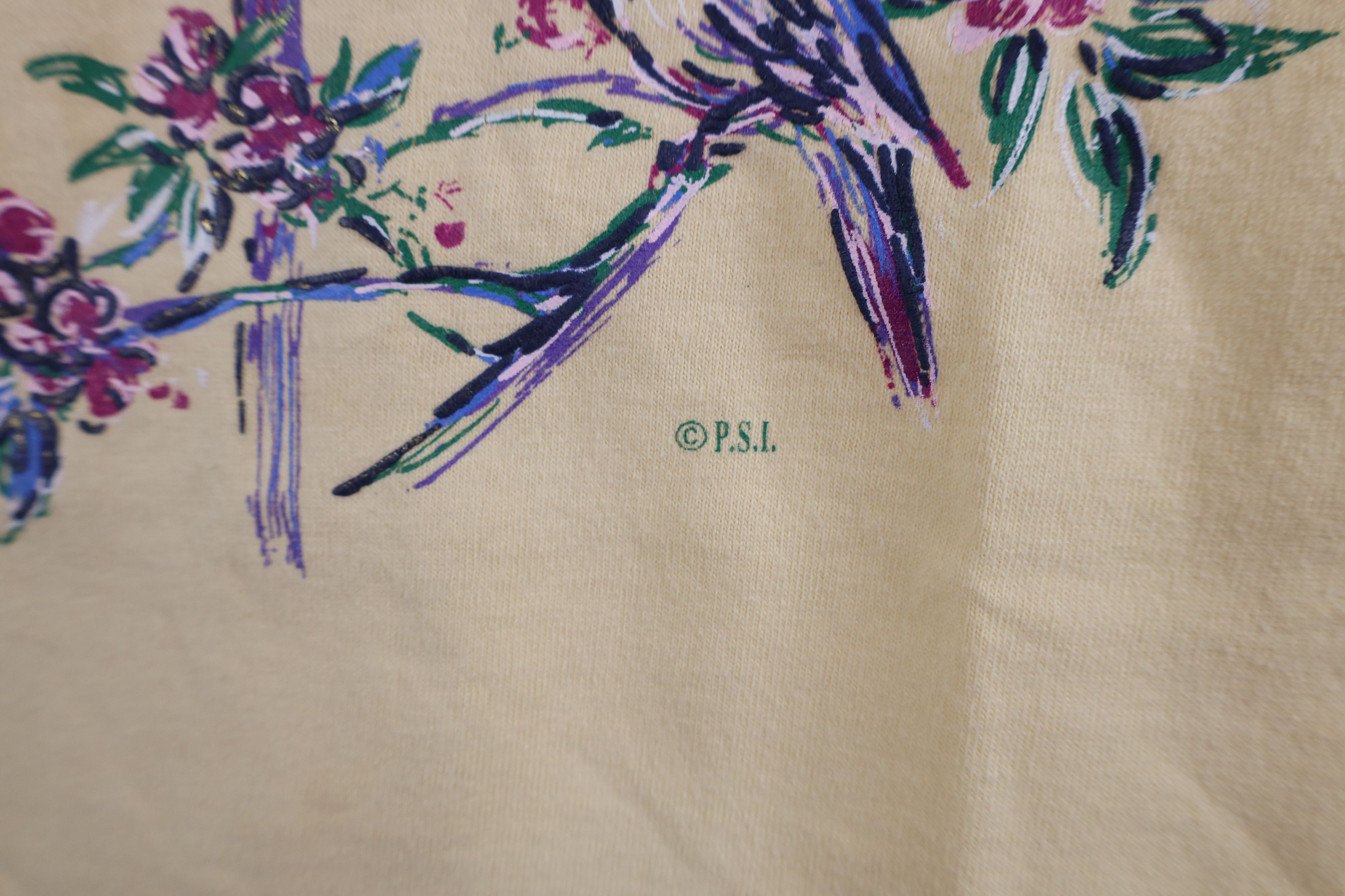 Vintage Vintage 90s Streetwear Island Nature Bird Flower T-Shirt Size L / US 10 / IT 46 - 6 Thumbnail