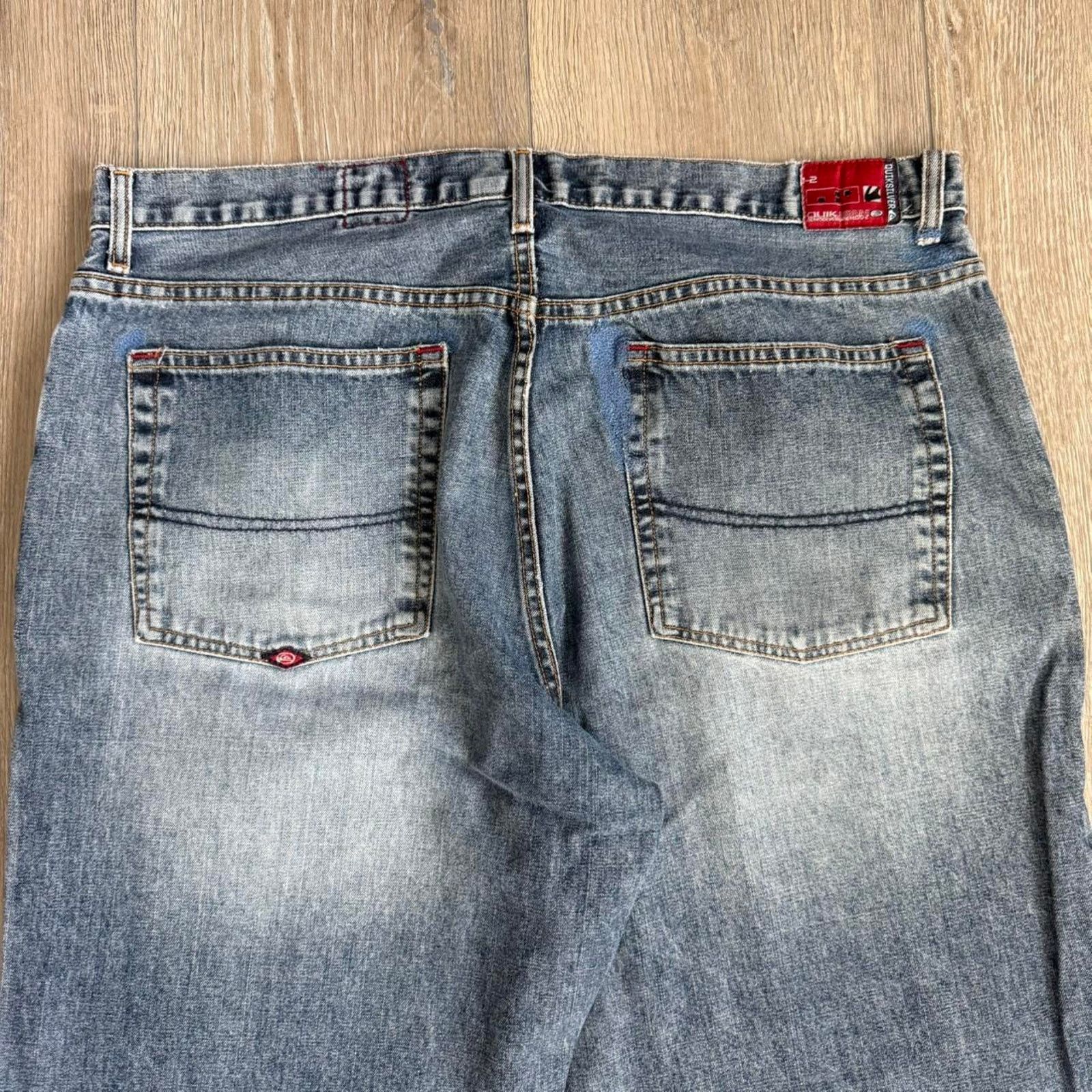 Quiksilver Vintage y2k super baggy quicksilver denim jeans Size US 40 / EU 56 - 6 Thumbnail