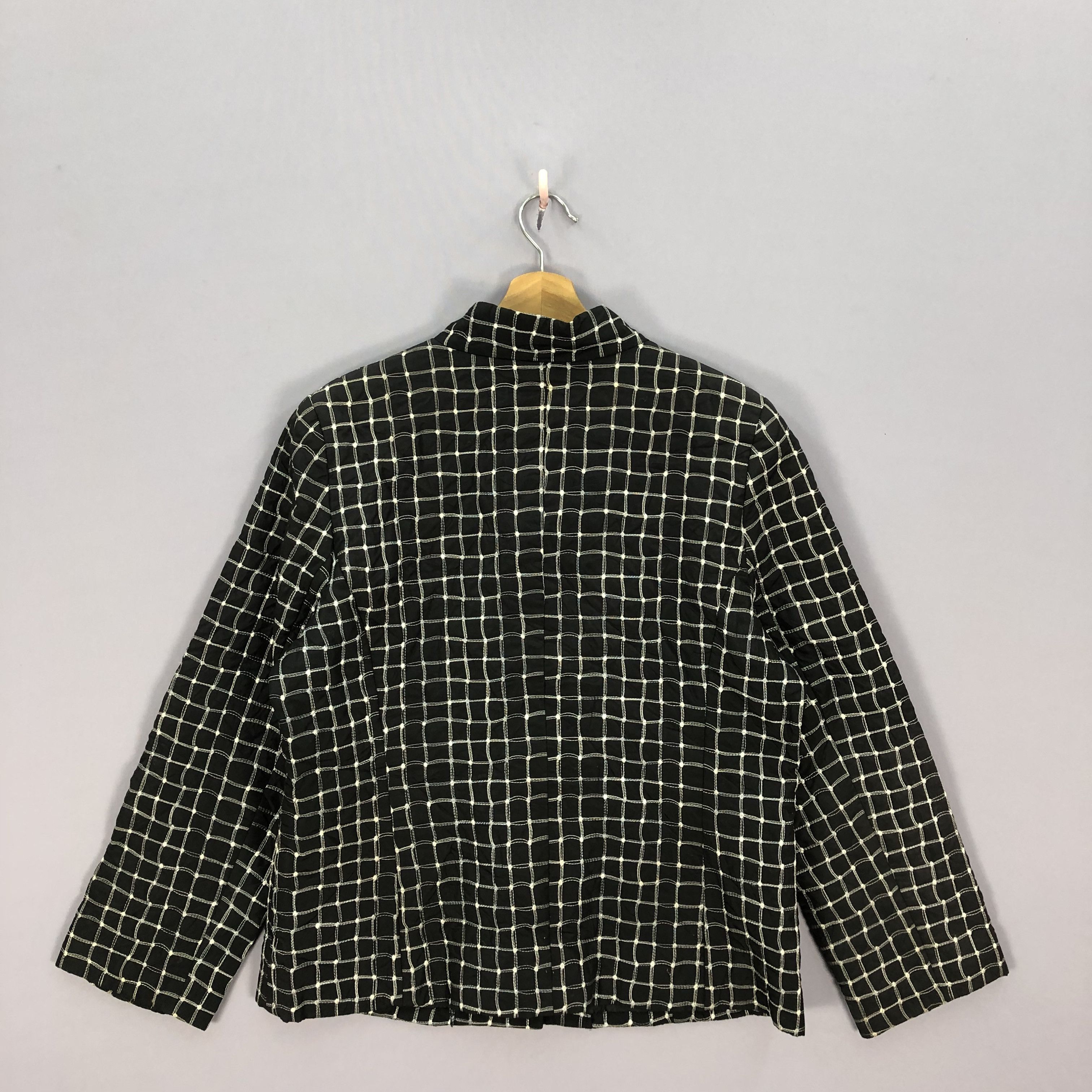 Vintage Vintage San Anom Checkered Jacket Size L / US 10 / IT 46 - 2 Thumbnail
