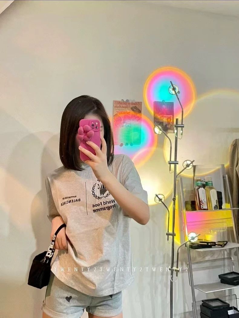 Balenciaga Balenciaga Logo Printed Short Sleeve Tee Size US M / EU 48-50 / 2 - 9 Thumbnail