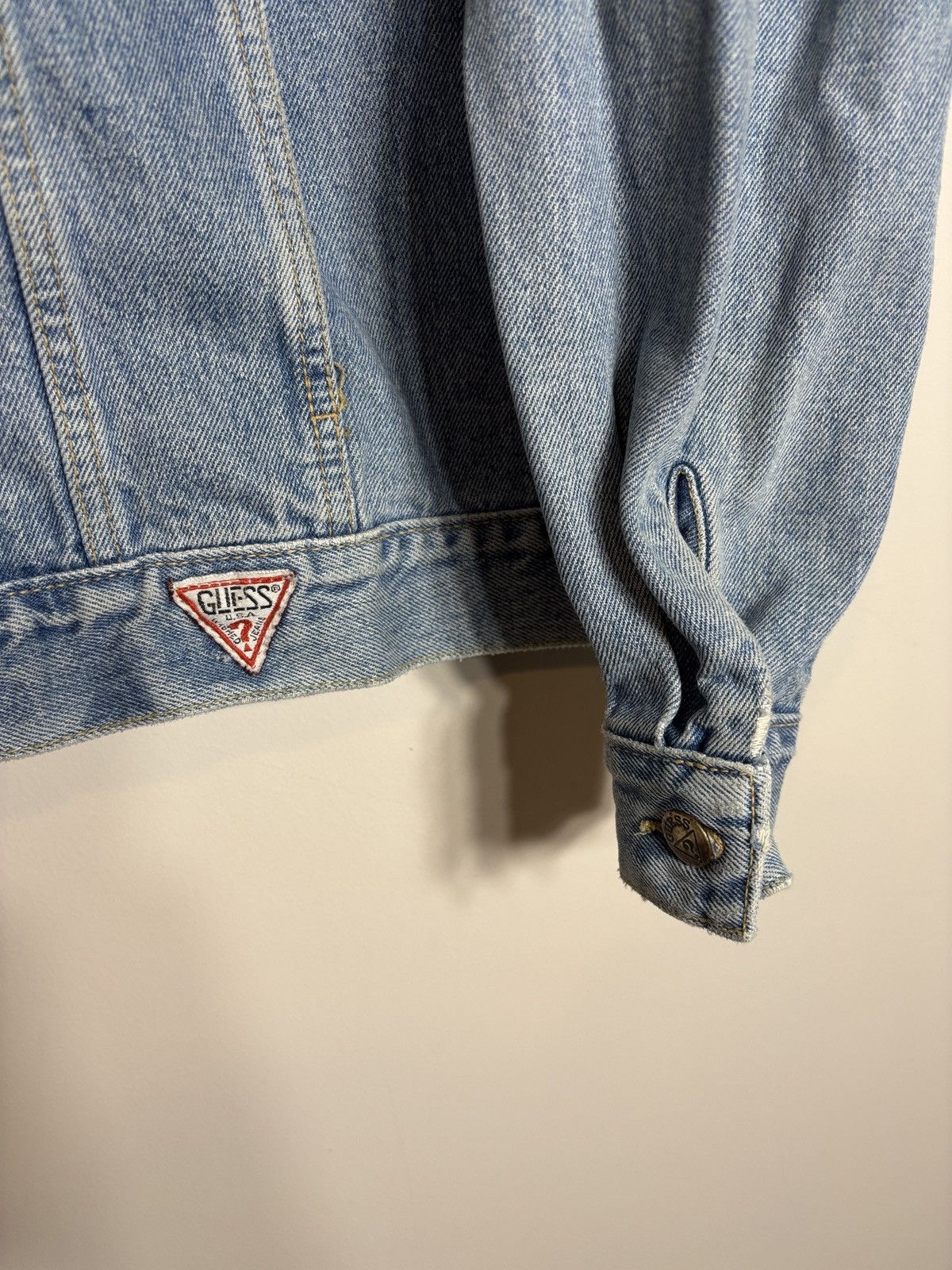 Guess Vintage Guess Georges Marciano Denim Jacket 90s USA XL Size US XL / EU 56 / 4 - 4 Thumbnail