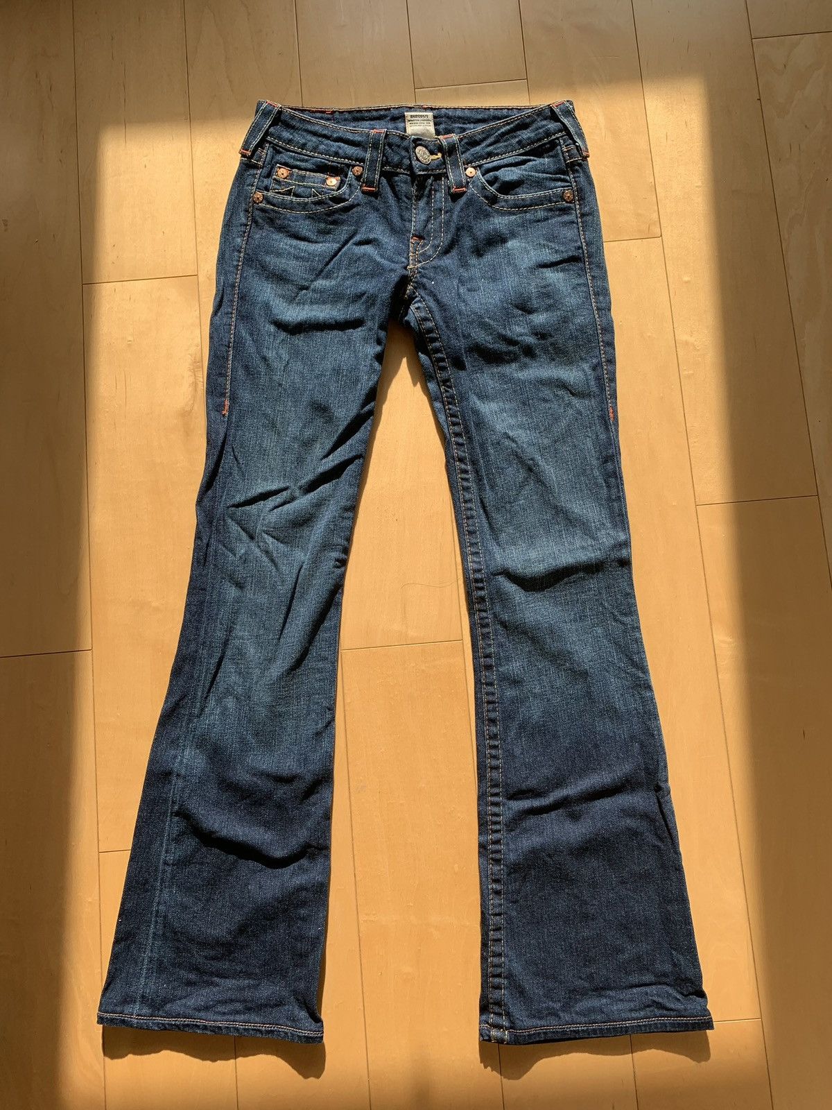 True Religion × Vintage Authentic Vintage True Religion Flared Bootcut Denim Jeans Size 27" / US 4 / IT 40 - 1 Thumbnail