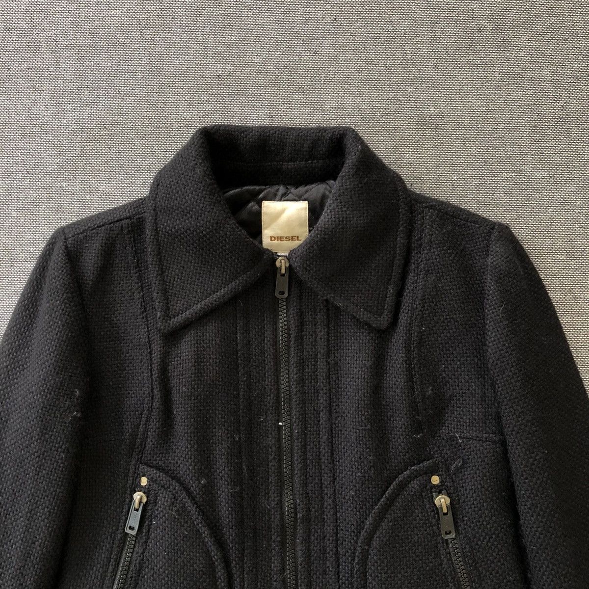 Diesel DIESEL Damen Full Zip Blazer Jacket Size L / US 10 / IT 46 - 4 Thumbnail