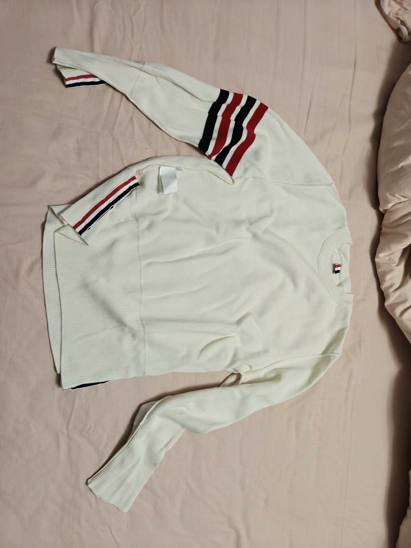 Thom Browne thom browne wool sweater with stripes Size US M / EU 48-50 / 2 - 2 Thumbnail