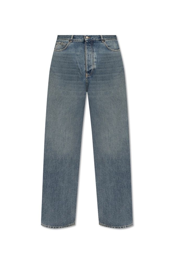 Balenciaga o1w1db10526 Baggy Pants in Blue Size US 28 / EU 44 - 1 Thumbnail