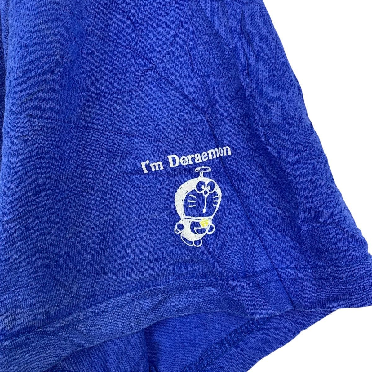 Vintage I’m Doraemon Tee Blue Anime Graphic T-Shirt Size US XXL / EU 58 / 5 - 5 Thumbnail