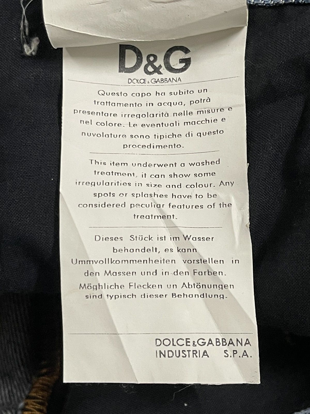 Dolce & Gabbana Vintage Dolce Gabbana Blue Faded Wash Distress Jeans Size US 35 - 11 Thumbnail