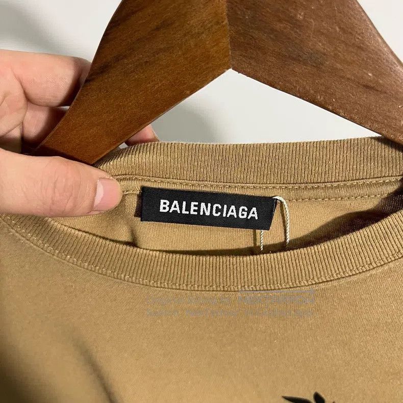 Balenciaga Balenciaga Short-sleeved wheat-ear shirt Size US L / EU 52-54 / 3 - 3 Thumbnail