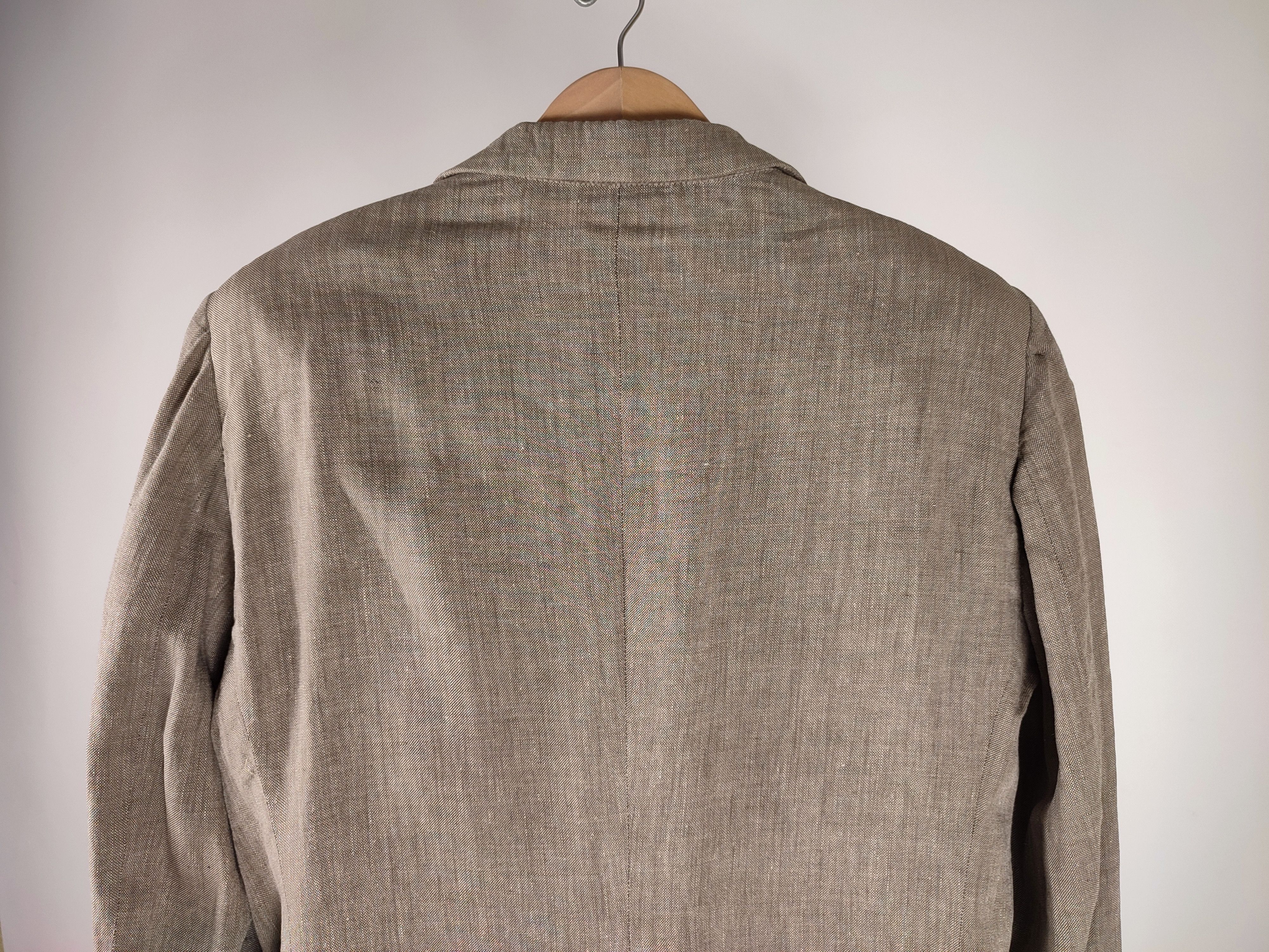 Emporio Armani Emporio Armani 2005 Oldschool Linen Blazer Size 50R - 12 Thumbnail